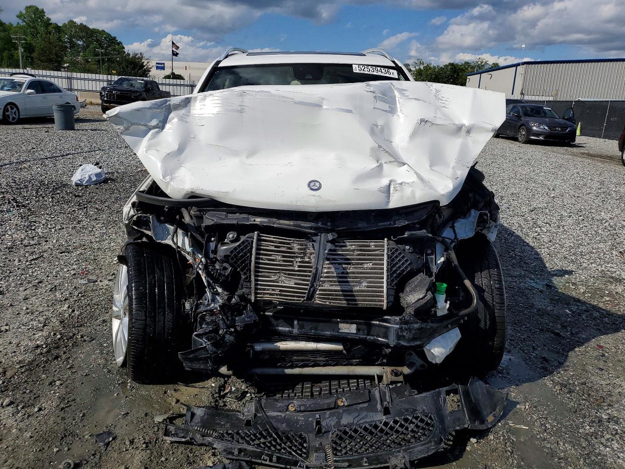 2015 Mercedes-benz Ml 250 Bluetec White vin: 4JGDA0EB3FA508406