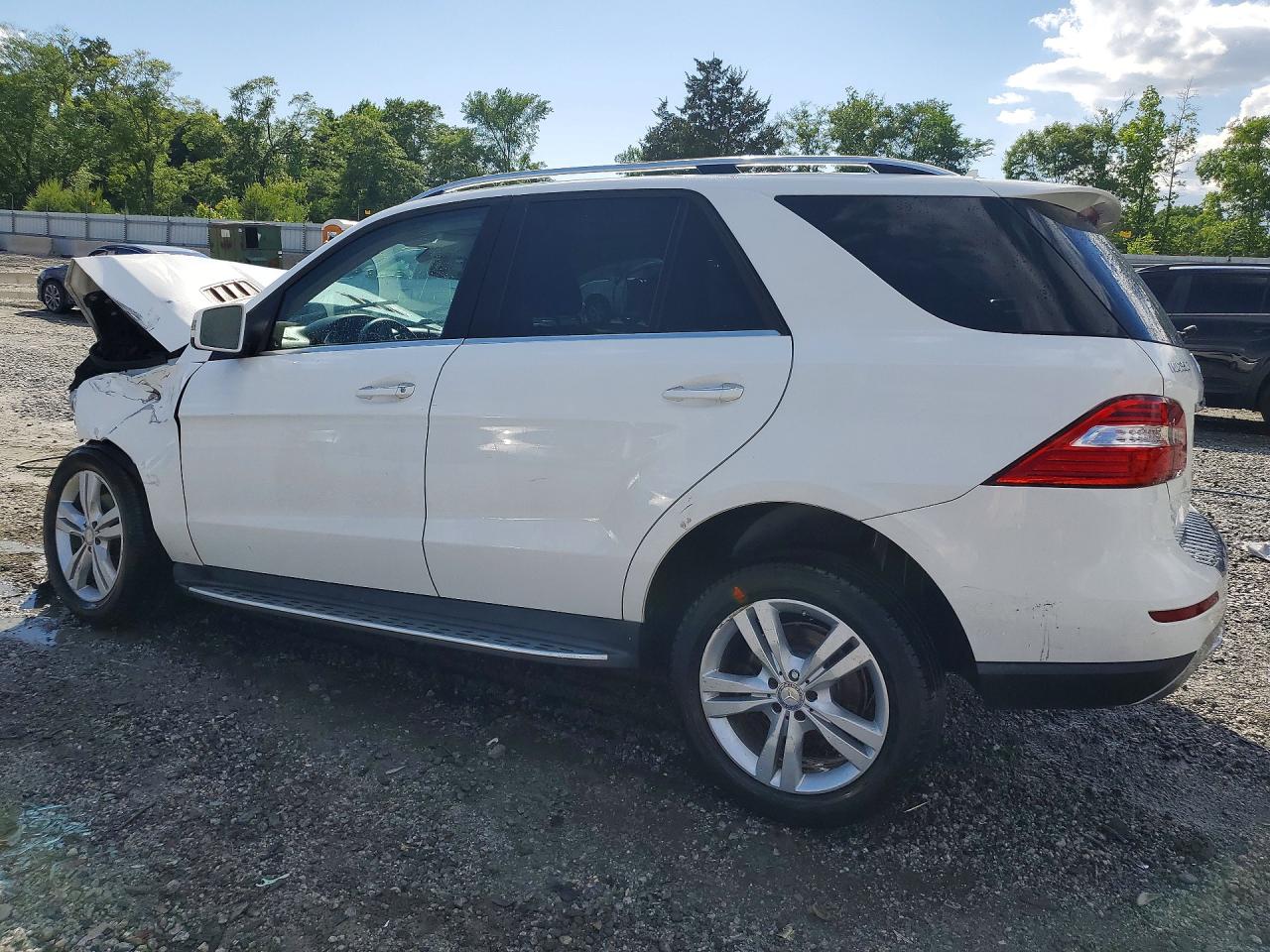 2015 Mercedes-benz Ml 250 Bluetec White vin: 4JGDA0EB3FA508406