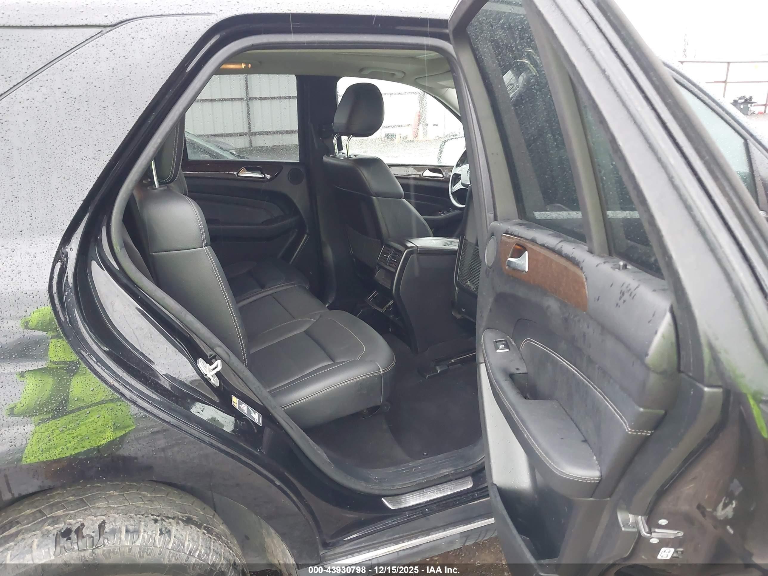 2015 Mercedes-benz Ml 250 Bluetec 4matic Black vin: 4JGDA0EB3FA615889