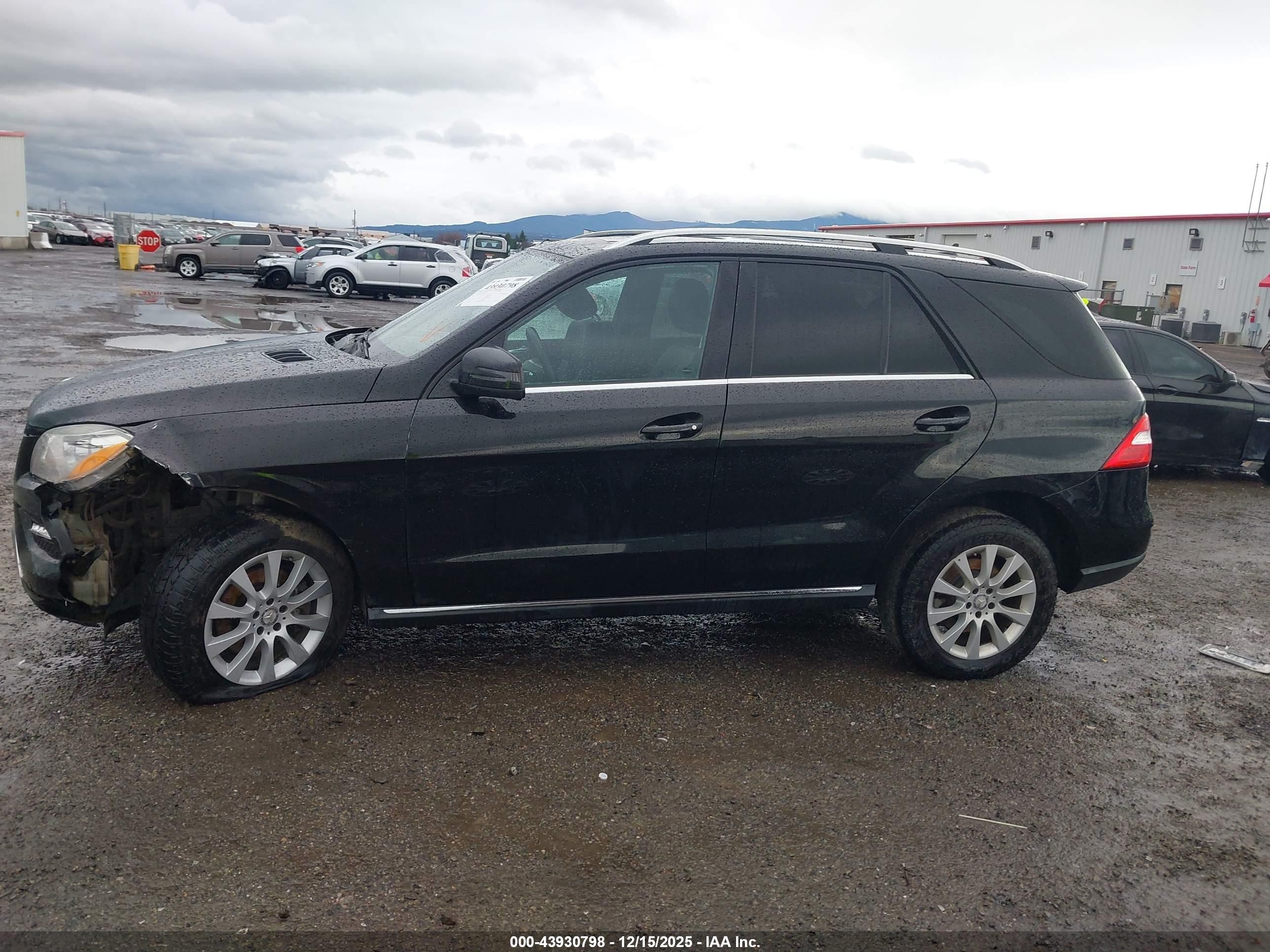 2015 Mercedes-benz Ml 250 Bluetec 4matic Black vin: 4JGDA0EB3FA615889