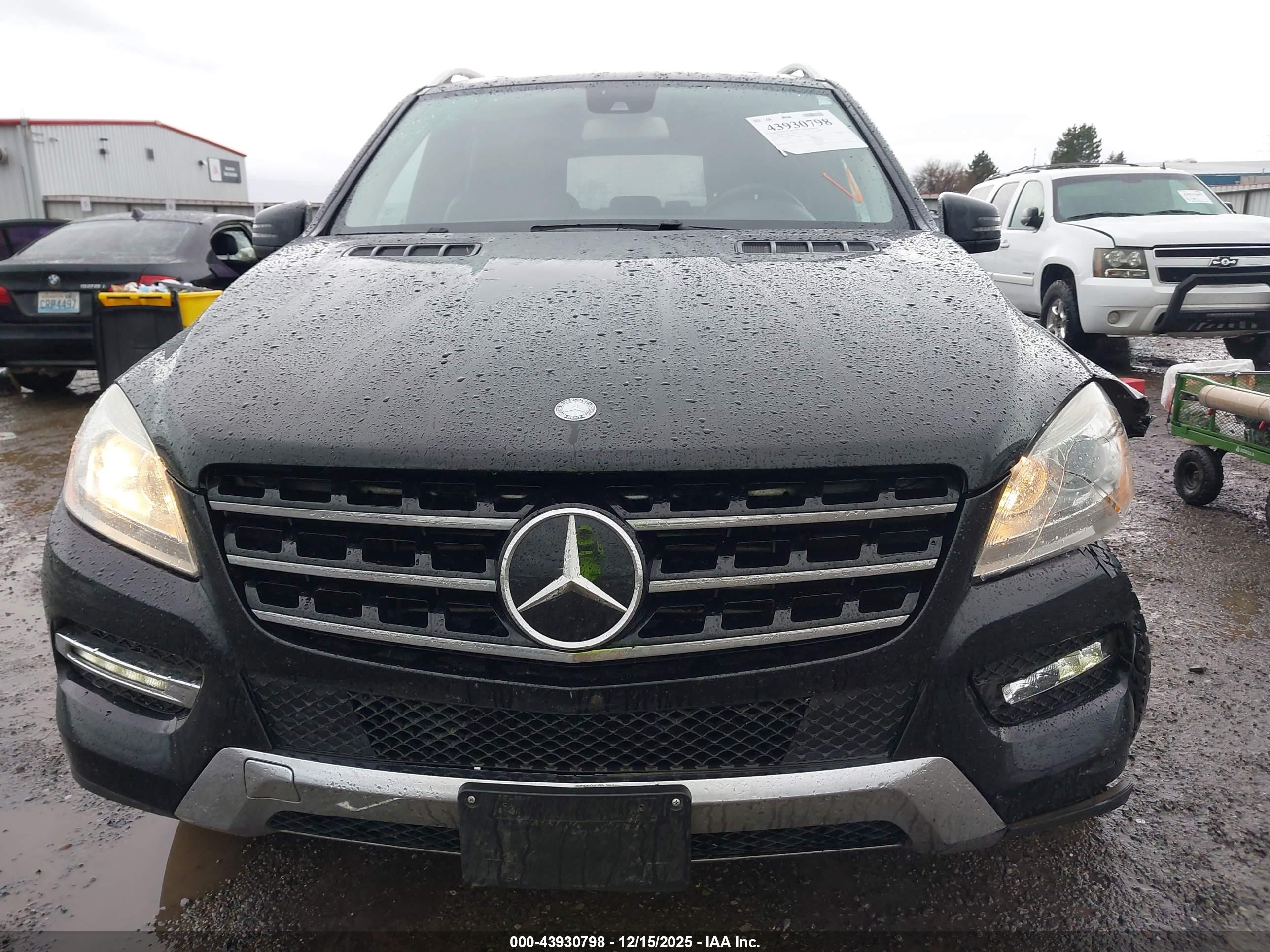 2015 Mercedes-benz Ml 250 Bluetec 4matic Black vin: 4JGDA0EB3FA615889