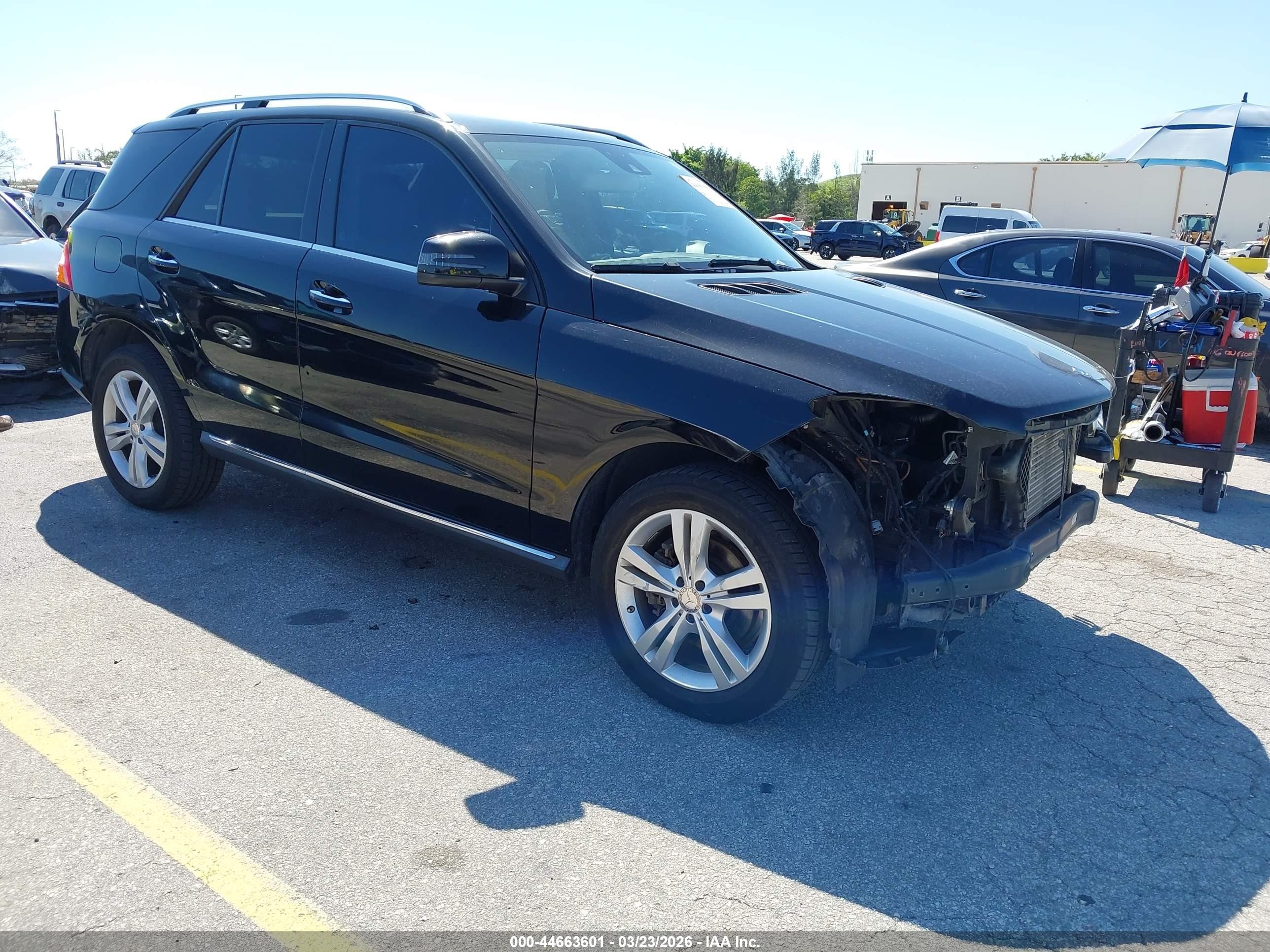 2015 Mercedes-benz Ml 250 Bluetec 4matic Black vin: 4JGDA0EB6FA472548