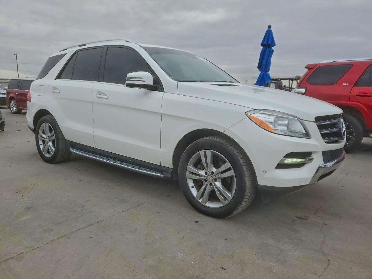 2015 Mercedes-benz Ml 250 Bluetec White vin: 4JGDA0EB6FA511672