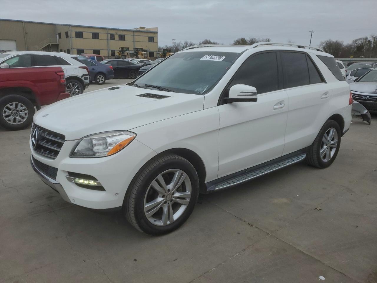 2015 Mercedes-benz Ml 250 Bluetec White vin: 4JGDA0EB6FA511672