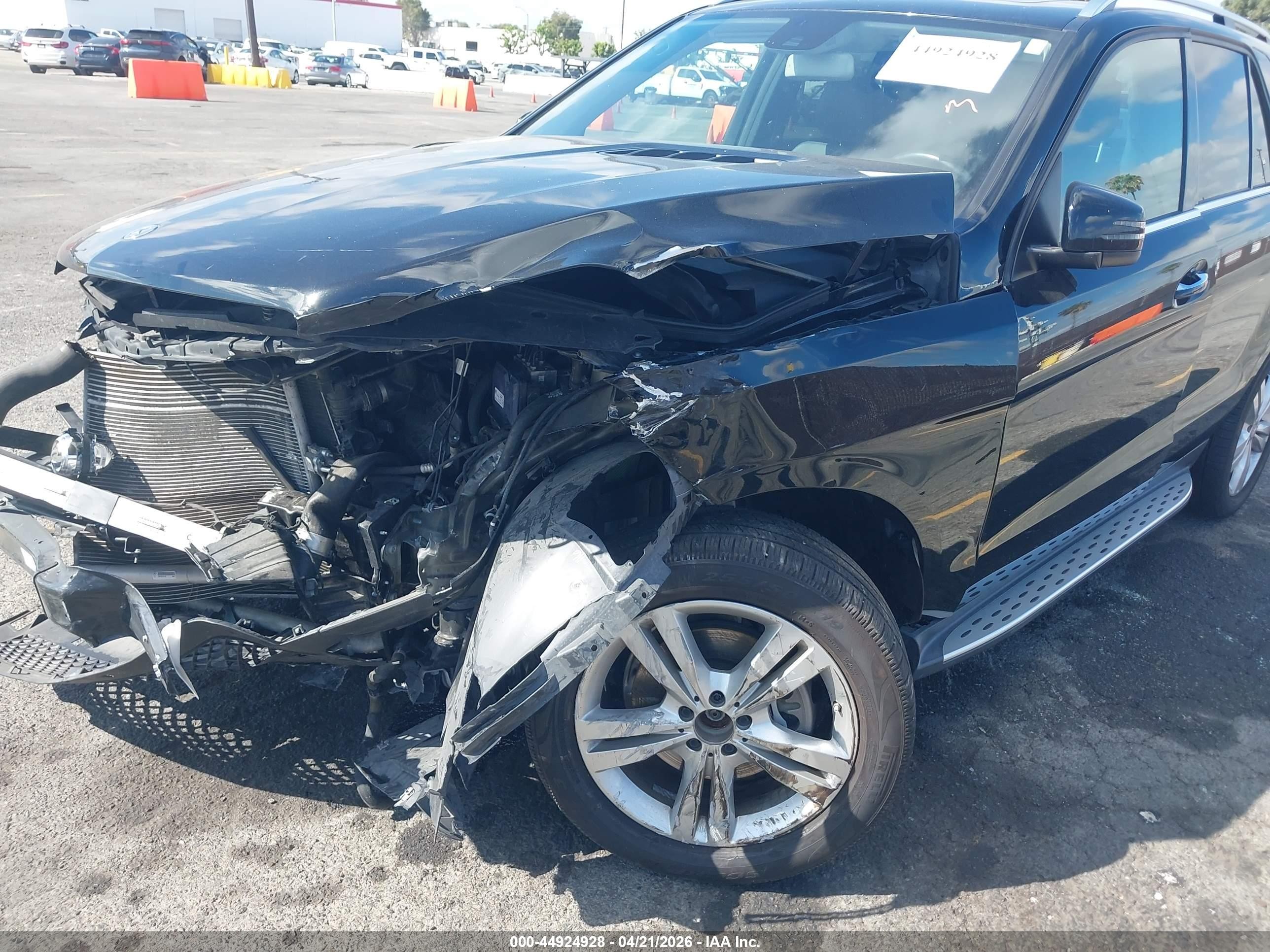 2015 Mercedes-benz Ml 250 Bluetec 4matic Black vin: 4JGDA0EB8FA548559
