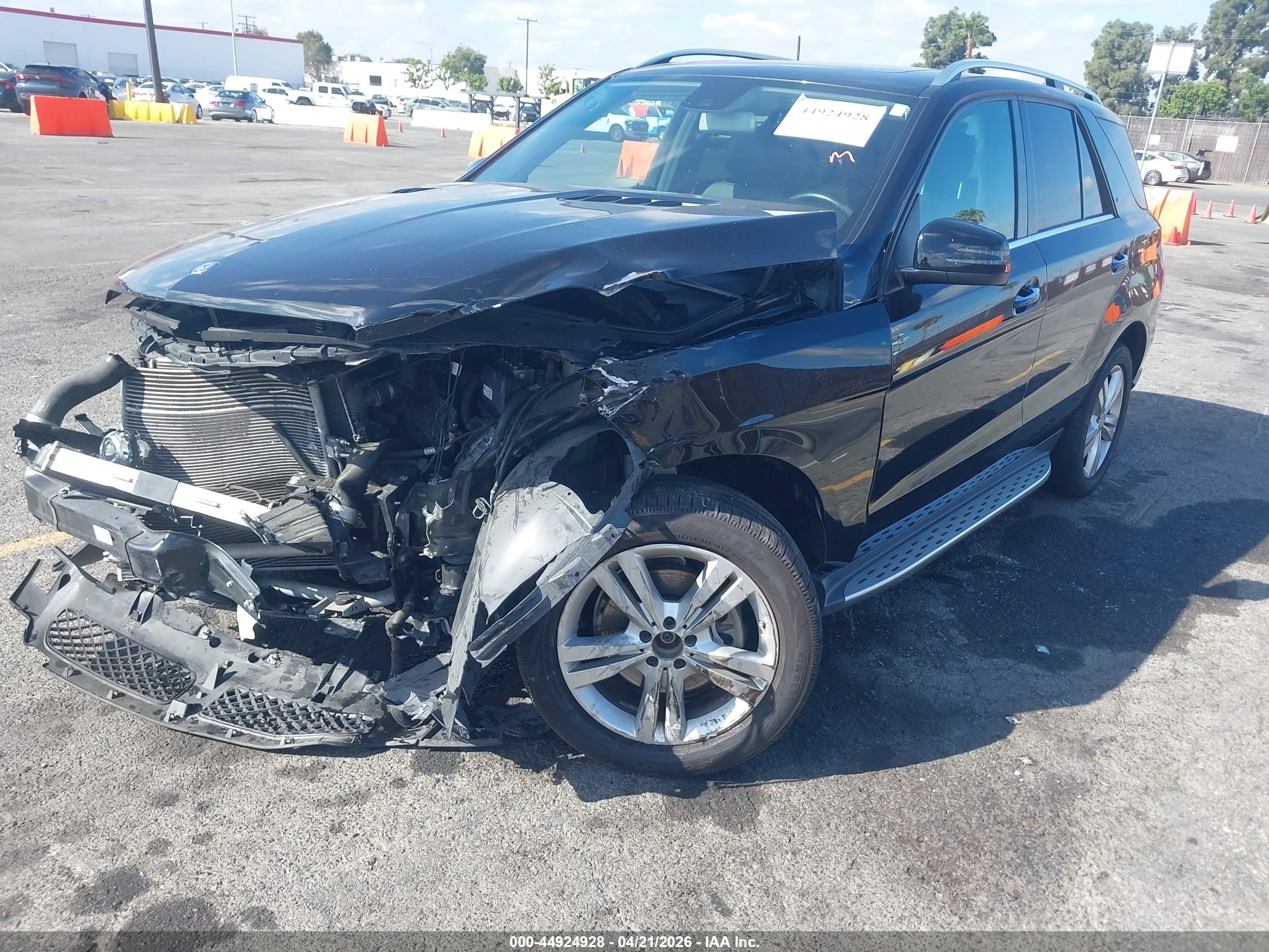 2015 Mercedes-benz Ml 250 Bluetec 4matic Black vin: 4JGDA0EB8FA548559
