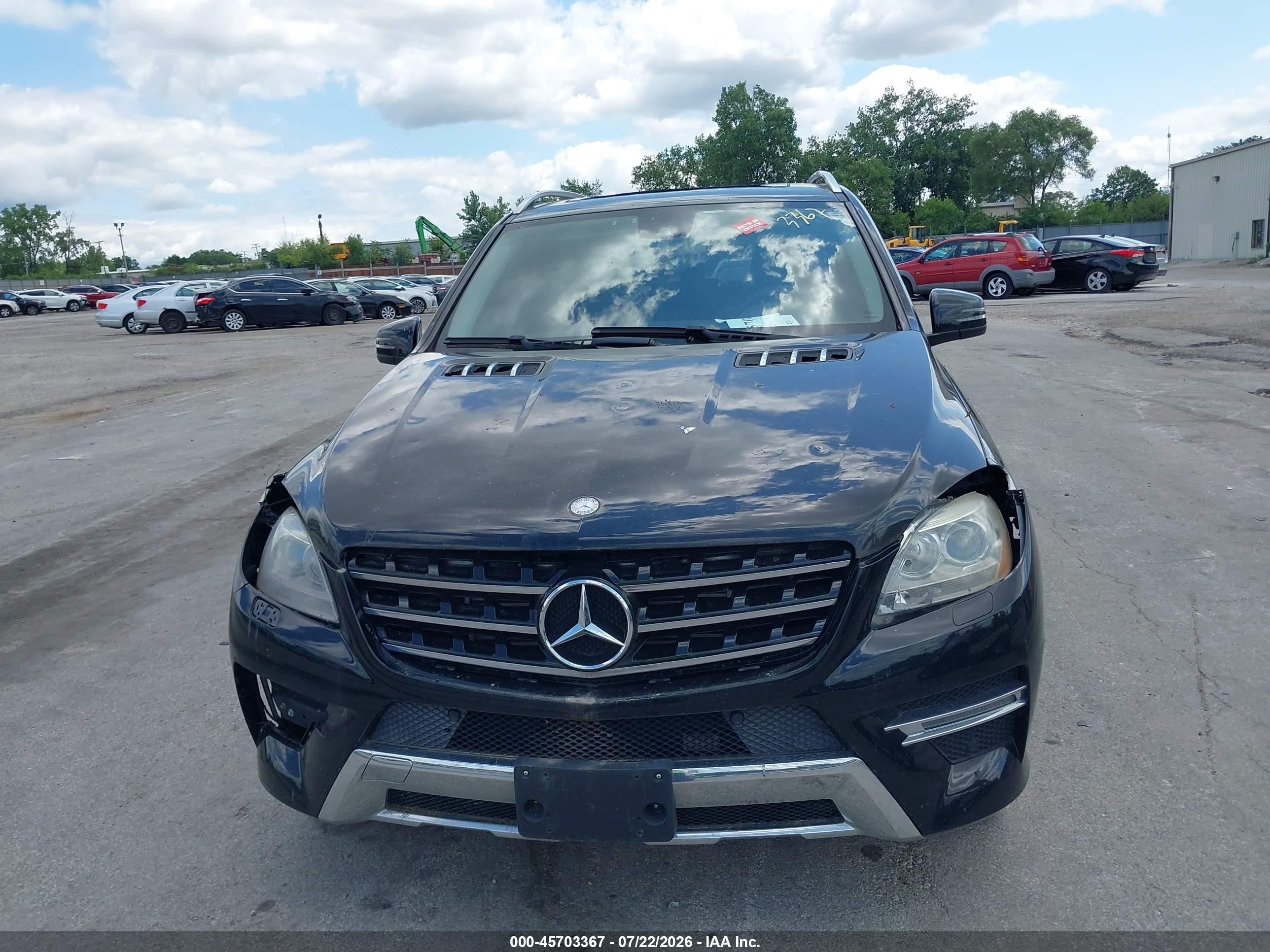 2015 Mercedes-benz Ml 250 Bluetec 4matic Black vin: 4JGDA0EB9FA484242