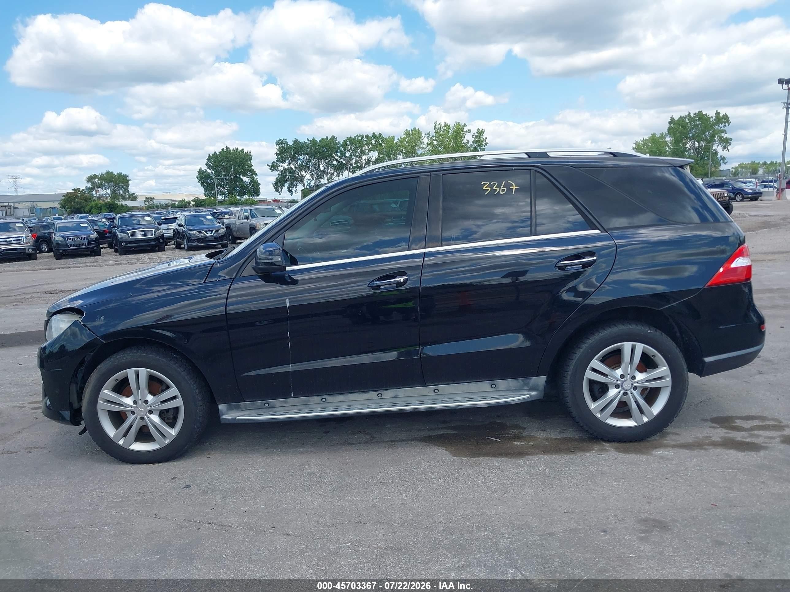 2015 Mercedes-benz Ml 250 Bluetec 4matic Black vin: 4JGDA0EB9FA484242