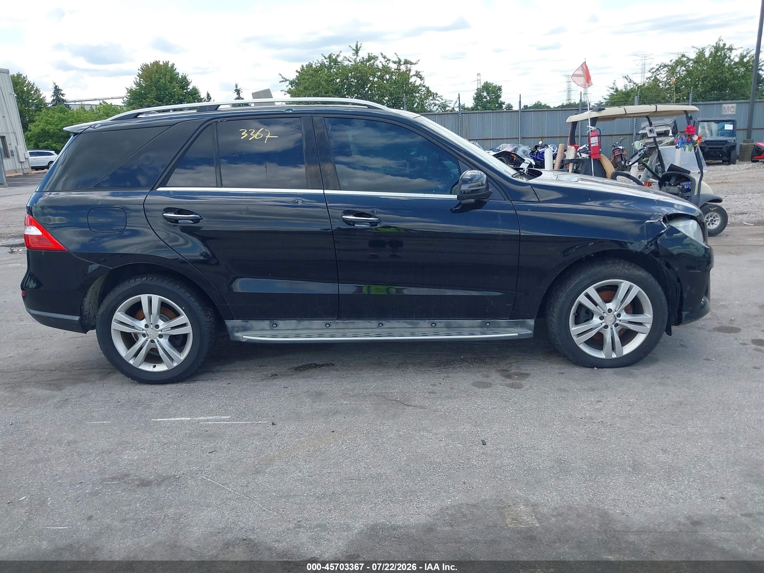 2015 Mercedes-benz Ml 250 Bluetec 4matic Black vin: 4JGDA0EB9FA484242