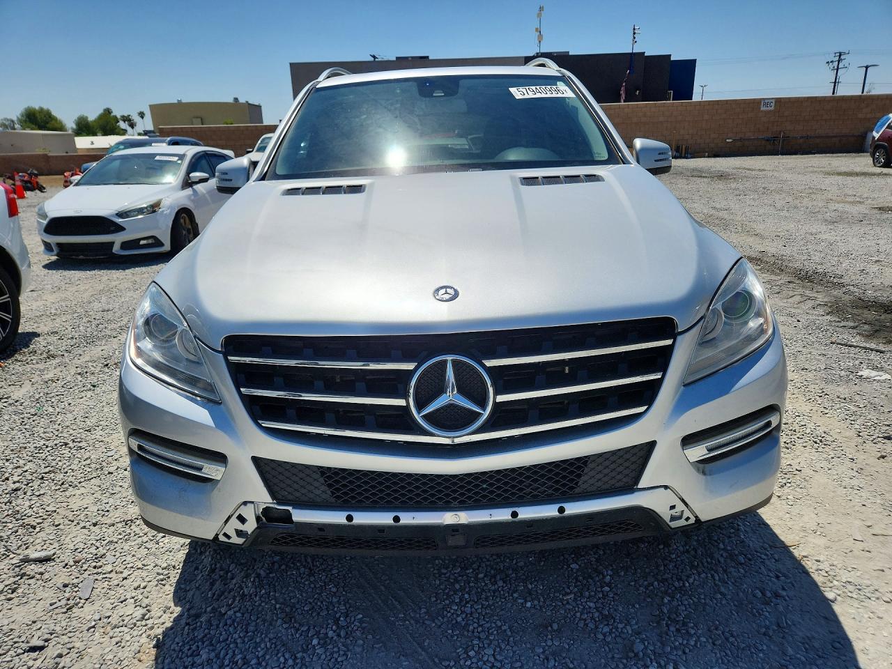 2015 Mercedes-benz Ml 250 Bluetec Silver vin: 4JGDA0EB9FA520785