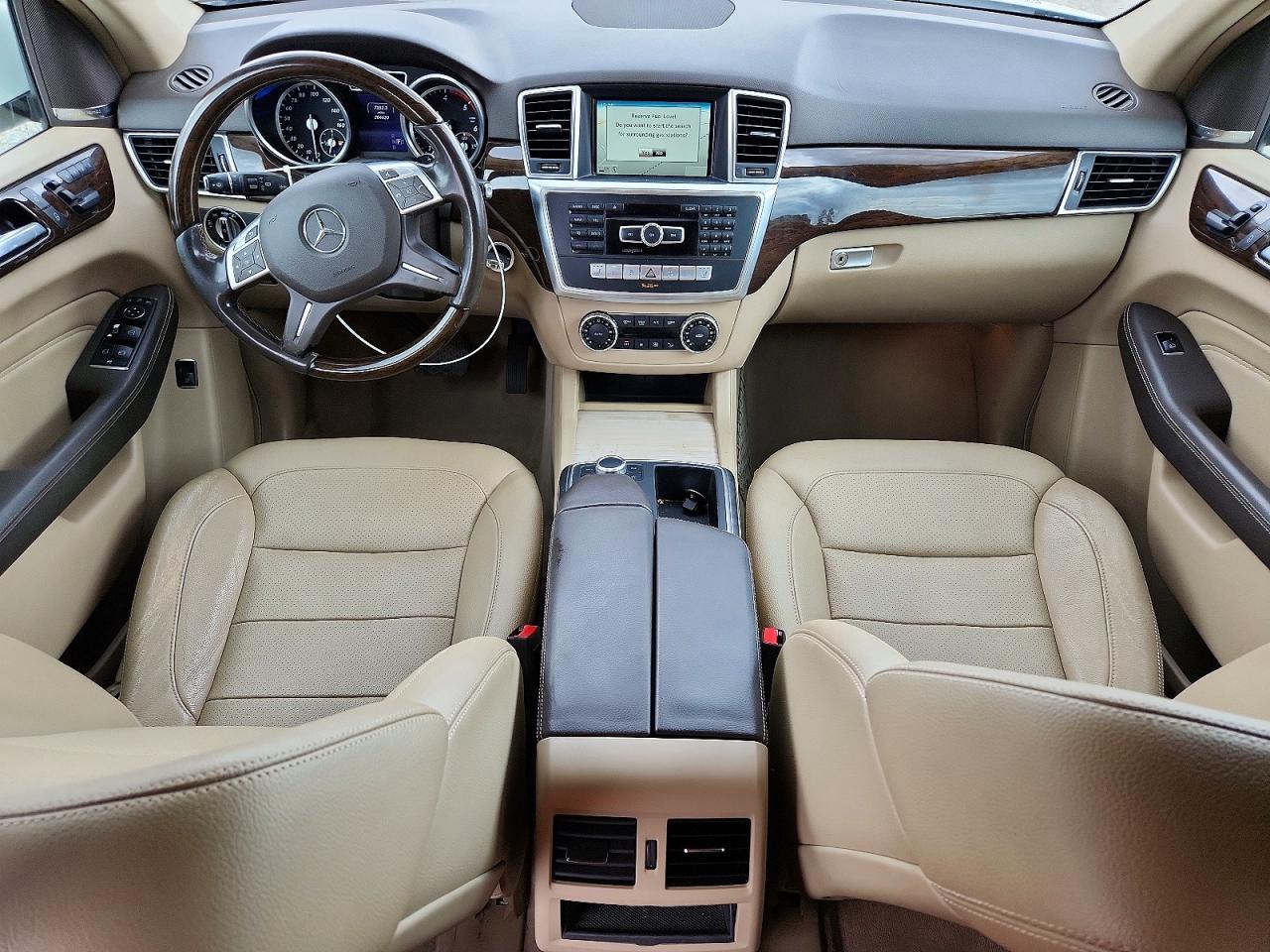 2015 Mercedes-benz Ml White vin: 4JGDA0EB9FA558677