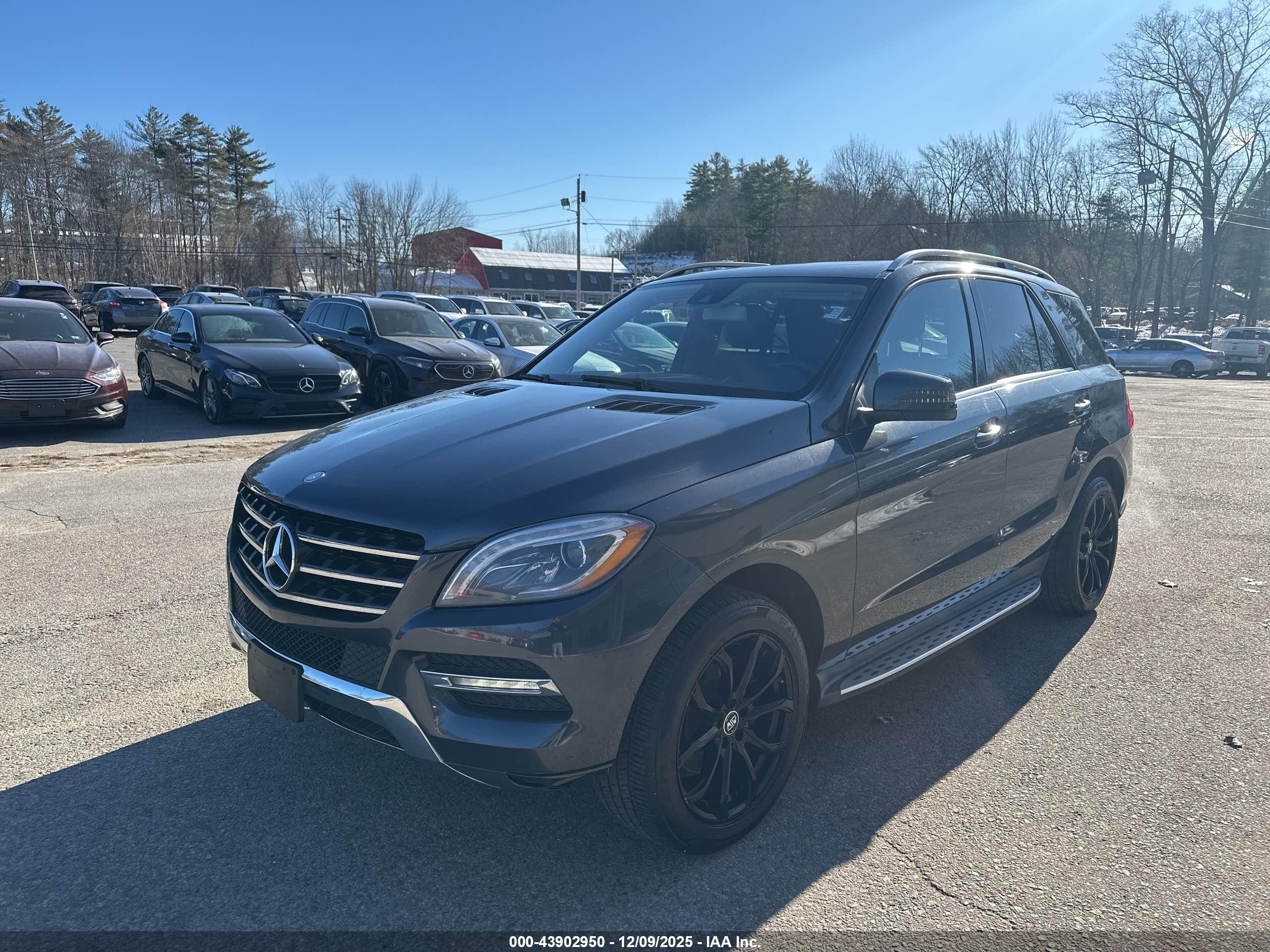 2015 Mercedes-benz Ml 250 Bluetec 4matic Gray vin: 4JGDA0EB9FA562566