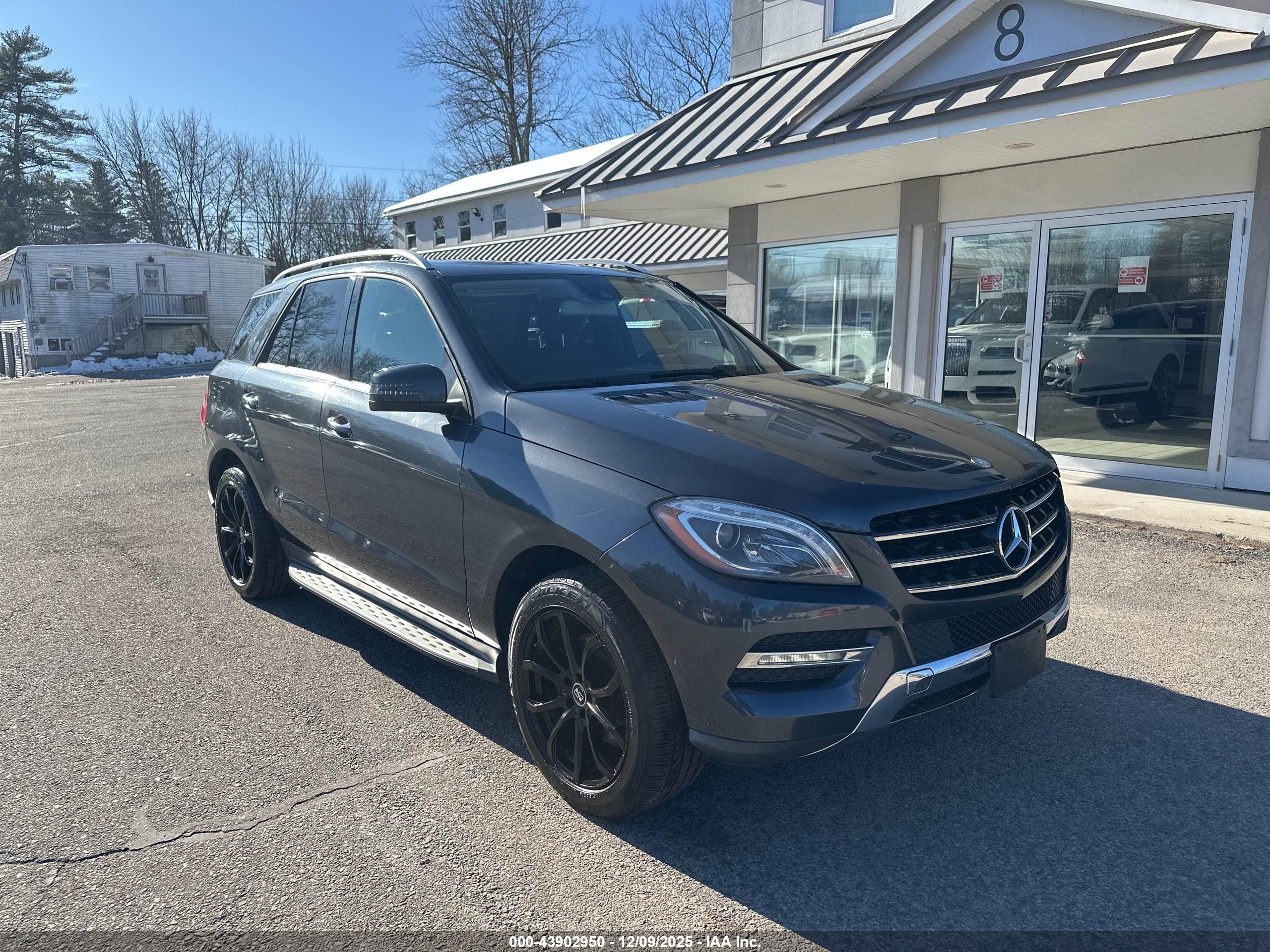 2015 Mercedes-benz Ml 250 Bluetec 4matic Gray vin: 4JGDA0EB9FA562566