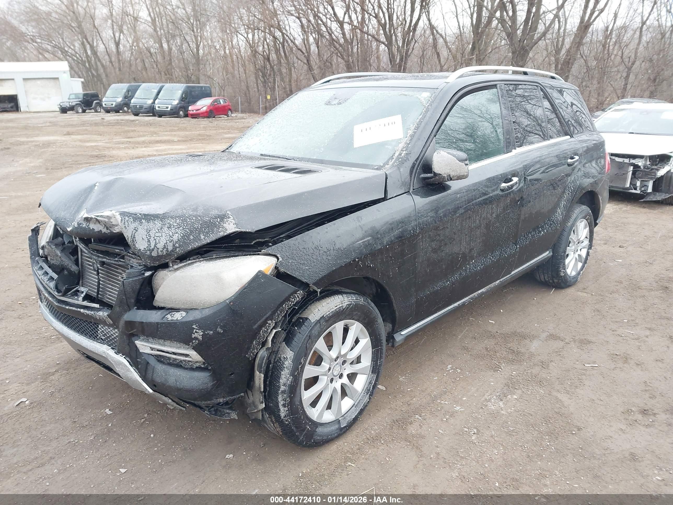 2015 Mercedes-benz Ml 250 Bluetec 4matic Black vin: 4JGDA0EB9FA575088