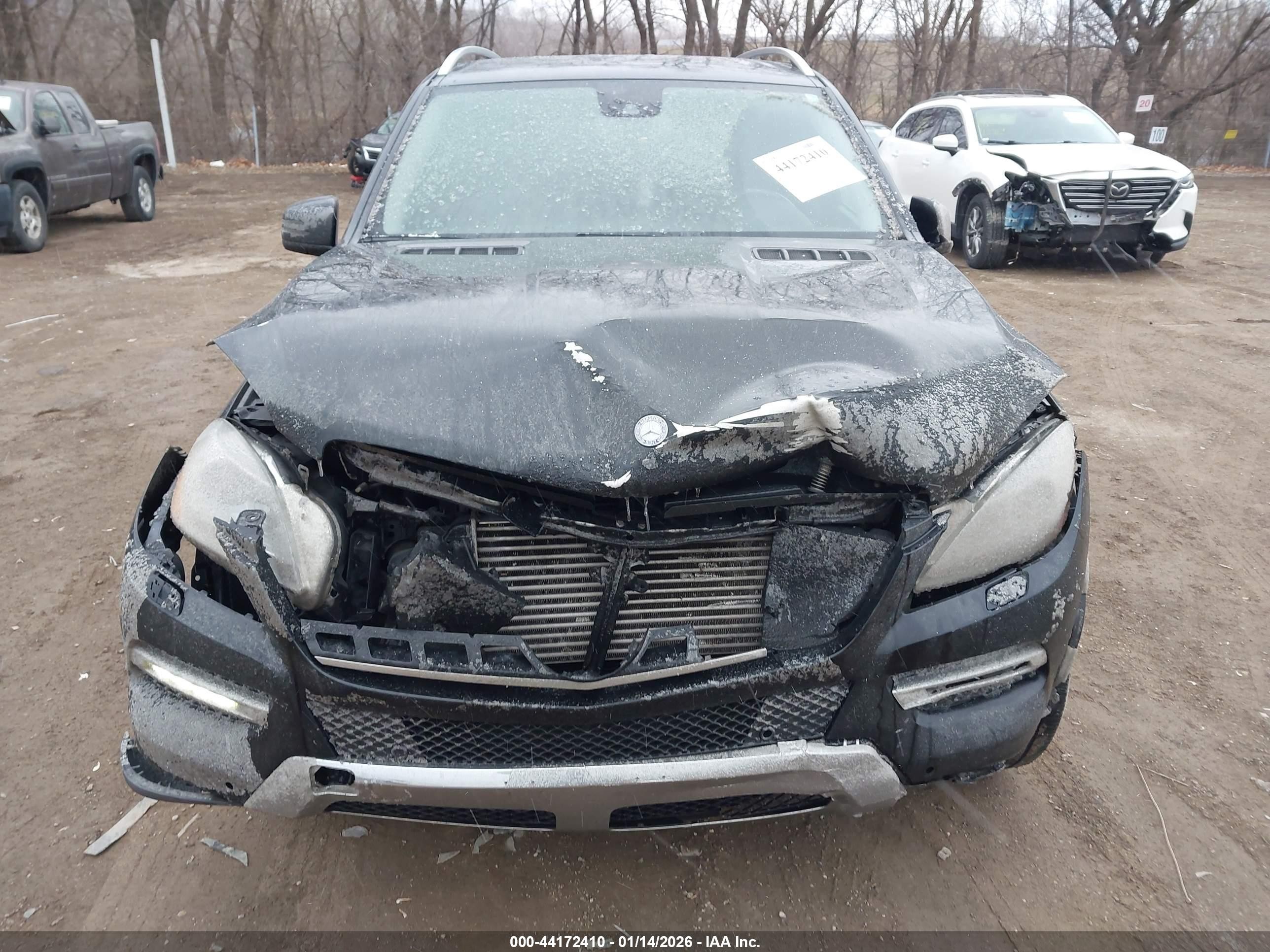 2015 Mercedes-benz Ml 250 Bluetec 4matic Black vin: 4JGDA0EB9FA575088