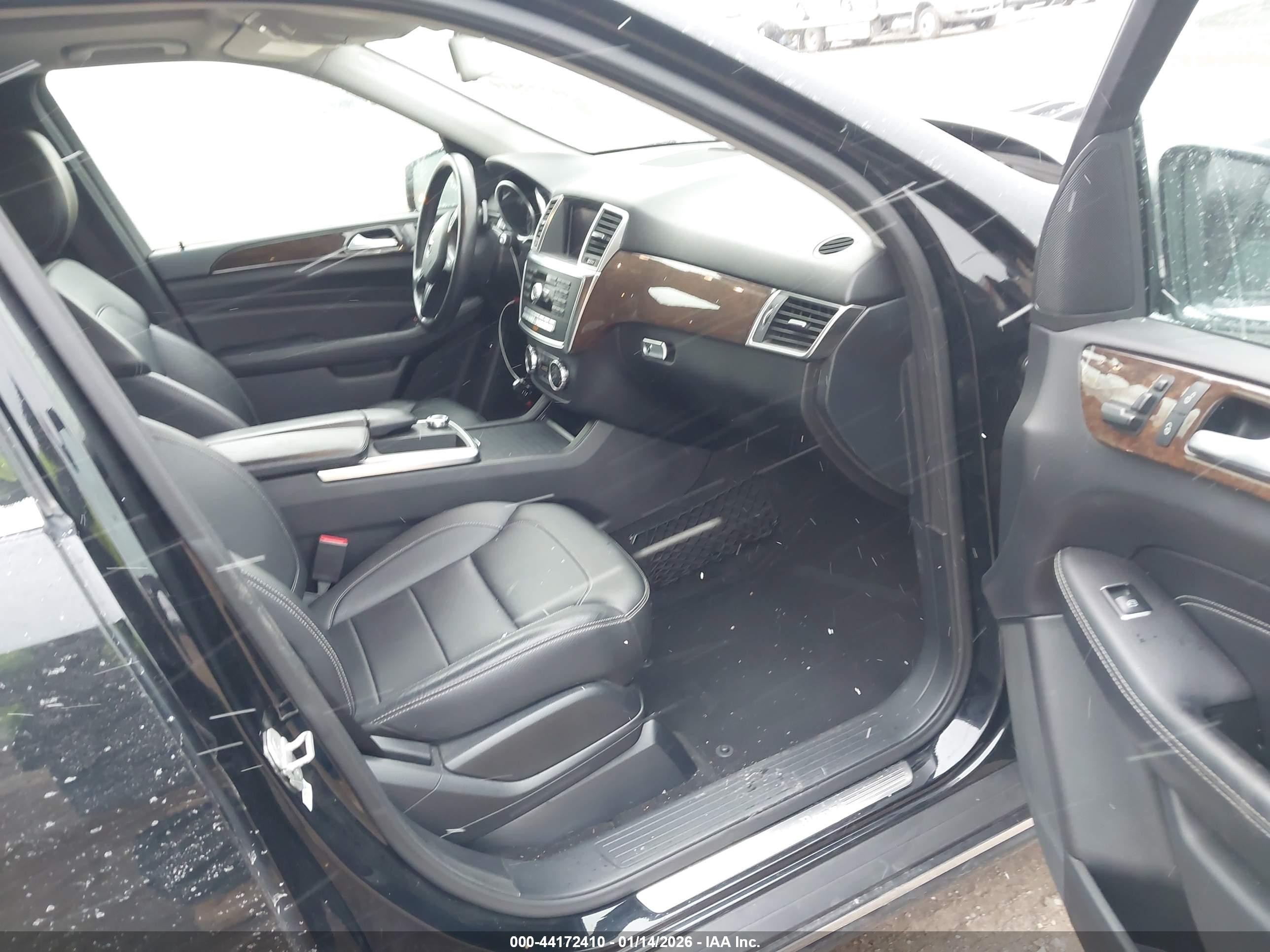 2015 Mercedes-benz Ml 250 Bluetec 4matic Black vin: 4JGDA0EB9FA575088
