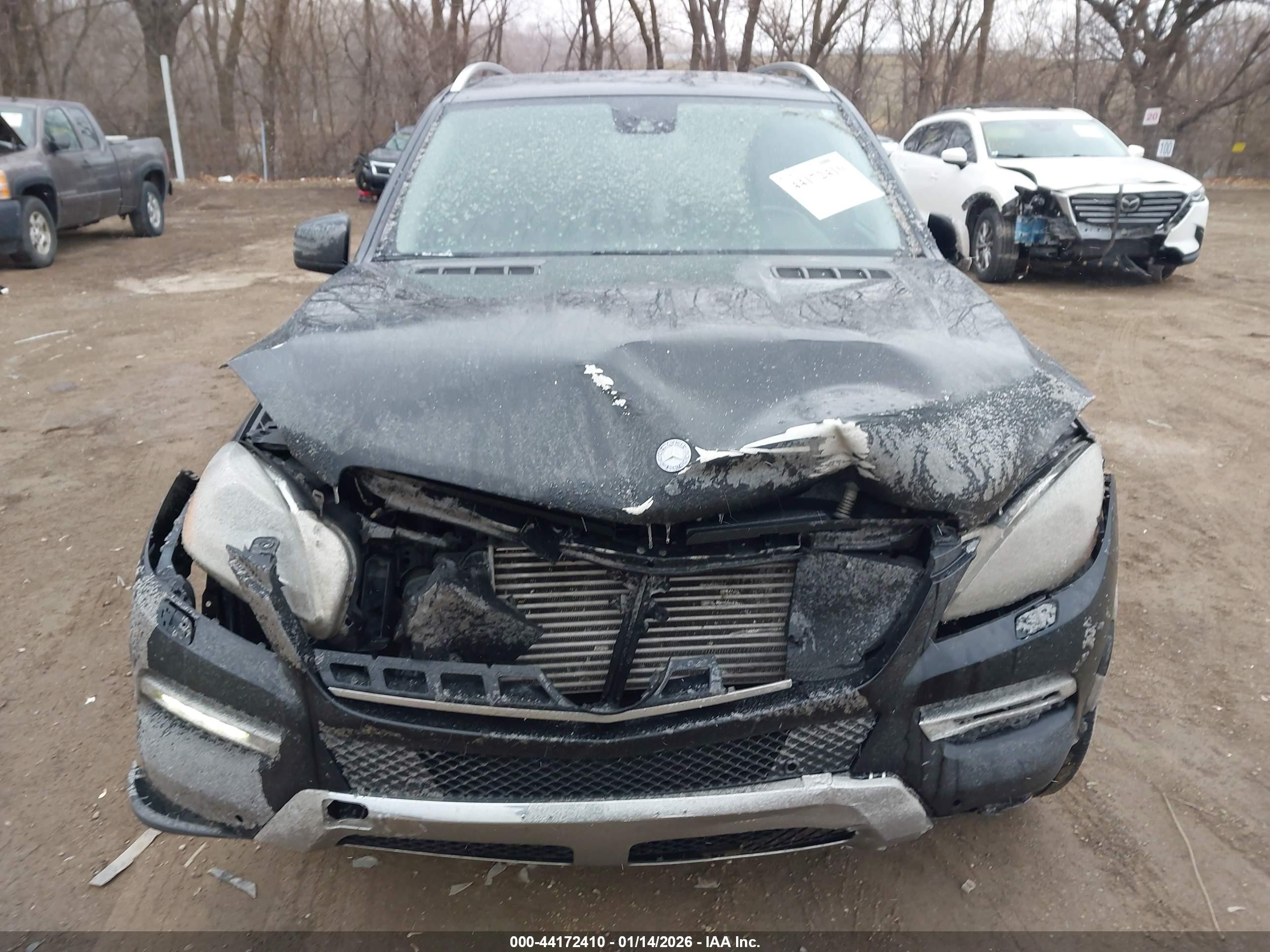 2015 Mercedes-benz Ml 250 Bluetec 4matic Black vin: 4JGDA0EB9FA575088