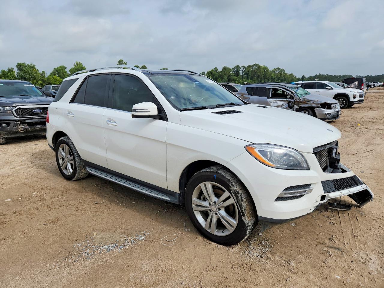 2015 Mercedes-benz Ml 250 Bluetec White vin: 4JGDA0EBXFA585712