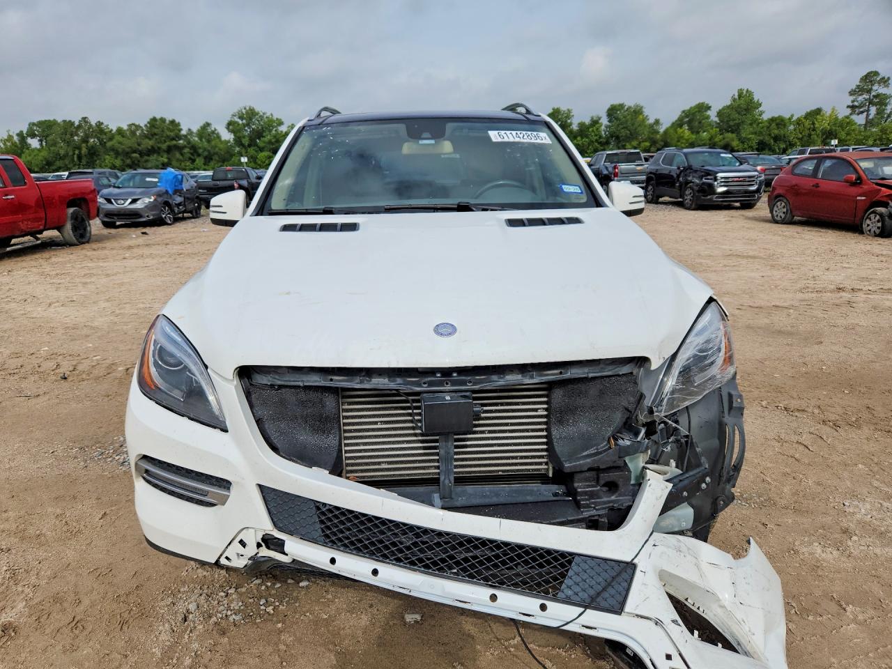 2015 Mercedes-benz Ml 250 Bluetec White vin: 4JGDA0EBXFA585712