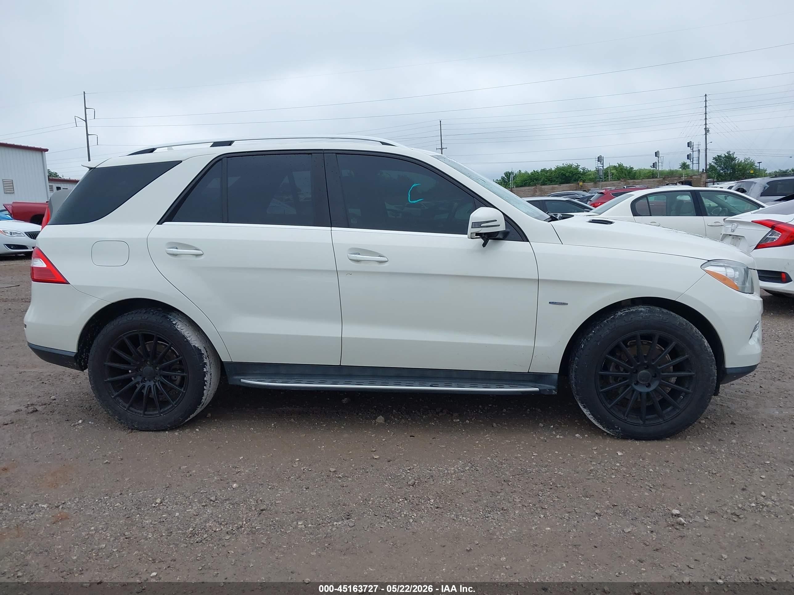 2012 Mercedes-benz Ml 350 Bluetec 4matic Белый vin: 4JGDA2EB0CA011949