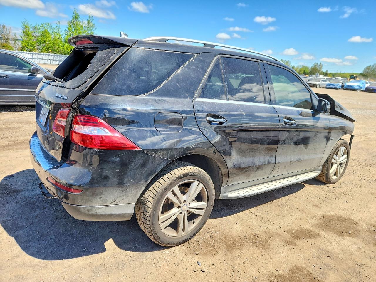 2012 Mercedes-benz Ml 350 Bluetec Black vin: 4JGDA2EB0CA037628