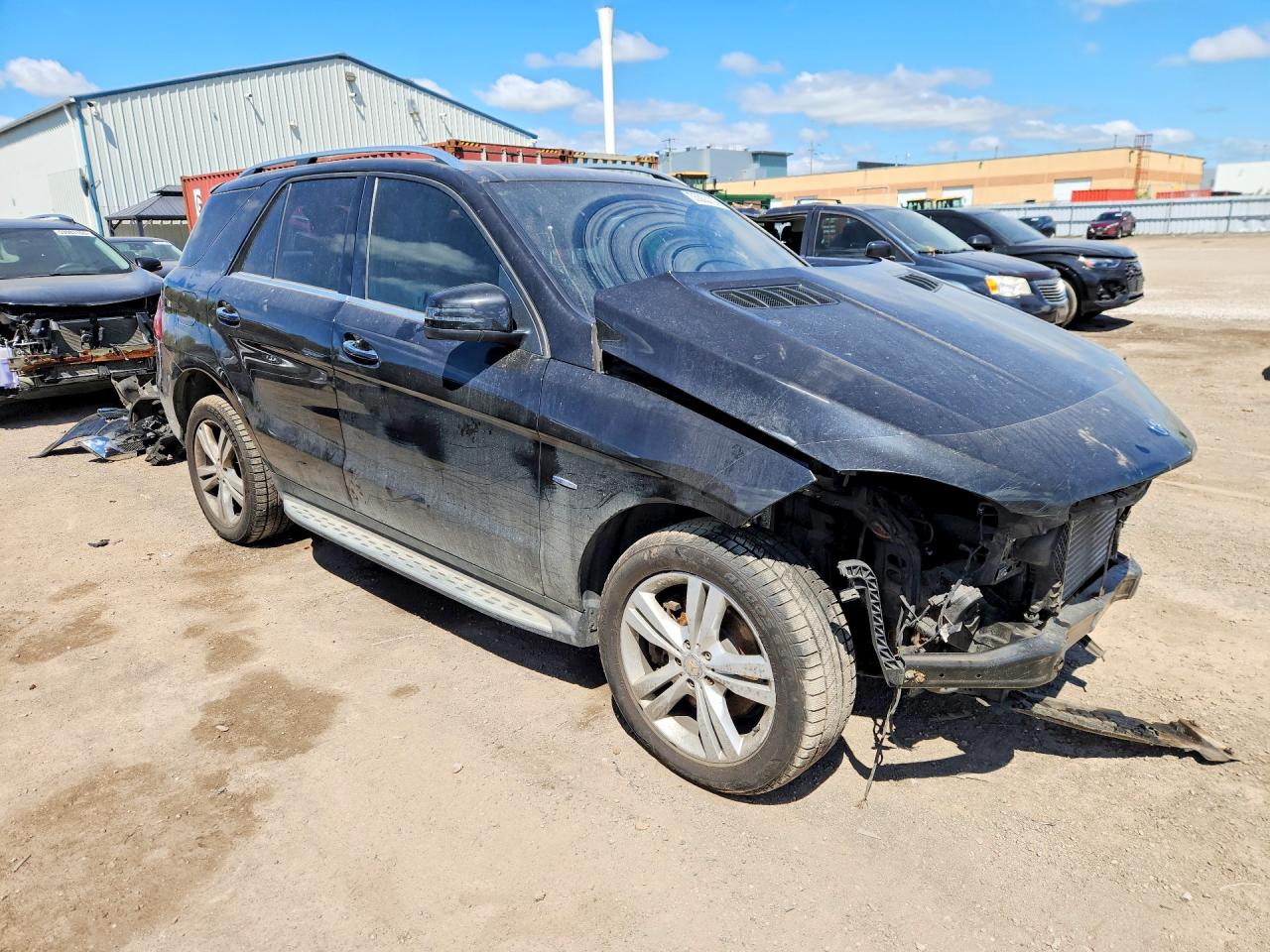 2012 Mercedes-benz Ml 350 Bluetec Black vin: 4JGDA2EB0CA037628