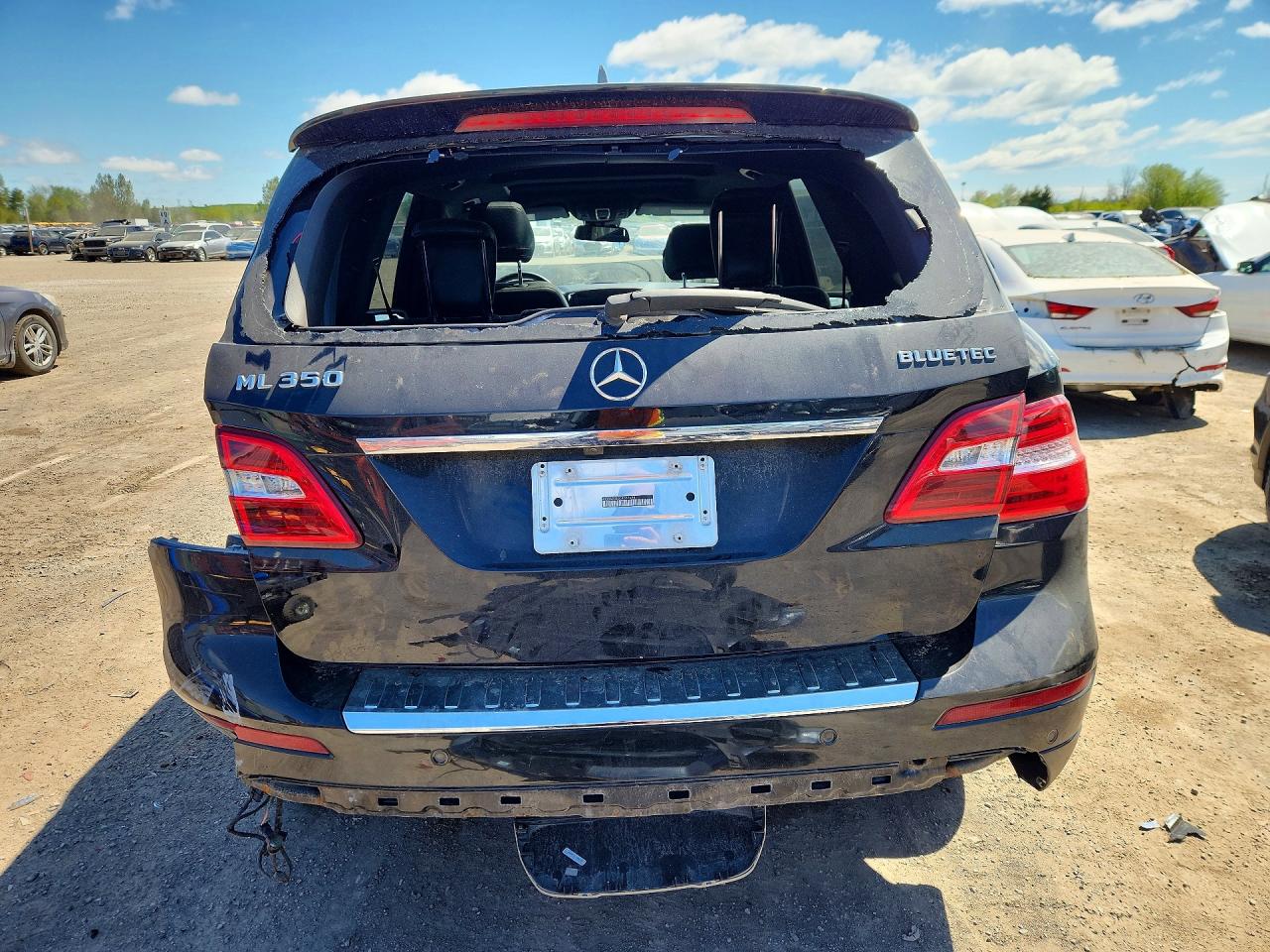 2012 Mercedes-benz Ml 350 Bluetec Black vin: 4JGDA2EB0CA037628