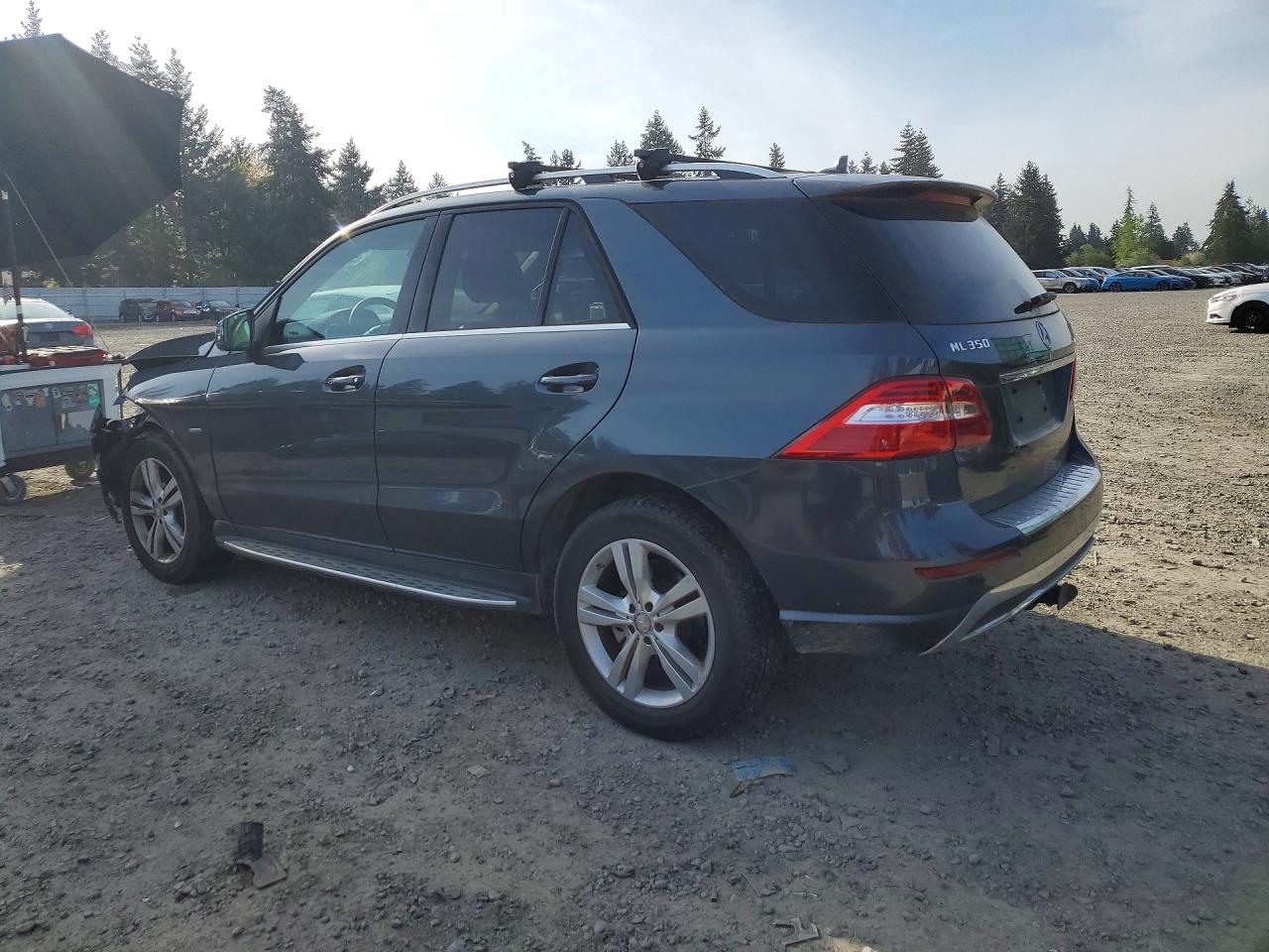 2012 Mercedes-benz Ml 350 Bluetec Gray vin: 4JGDA2EB0CA059709