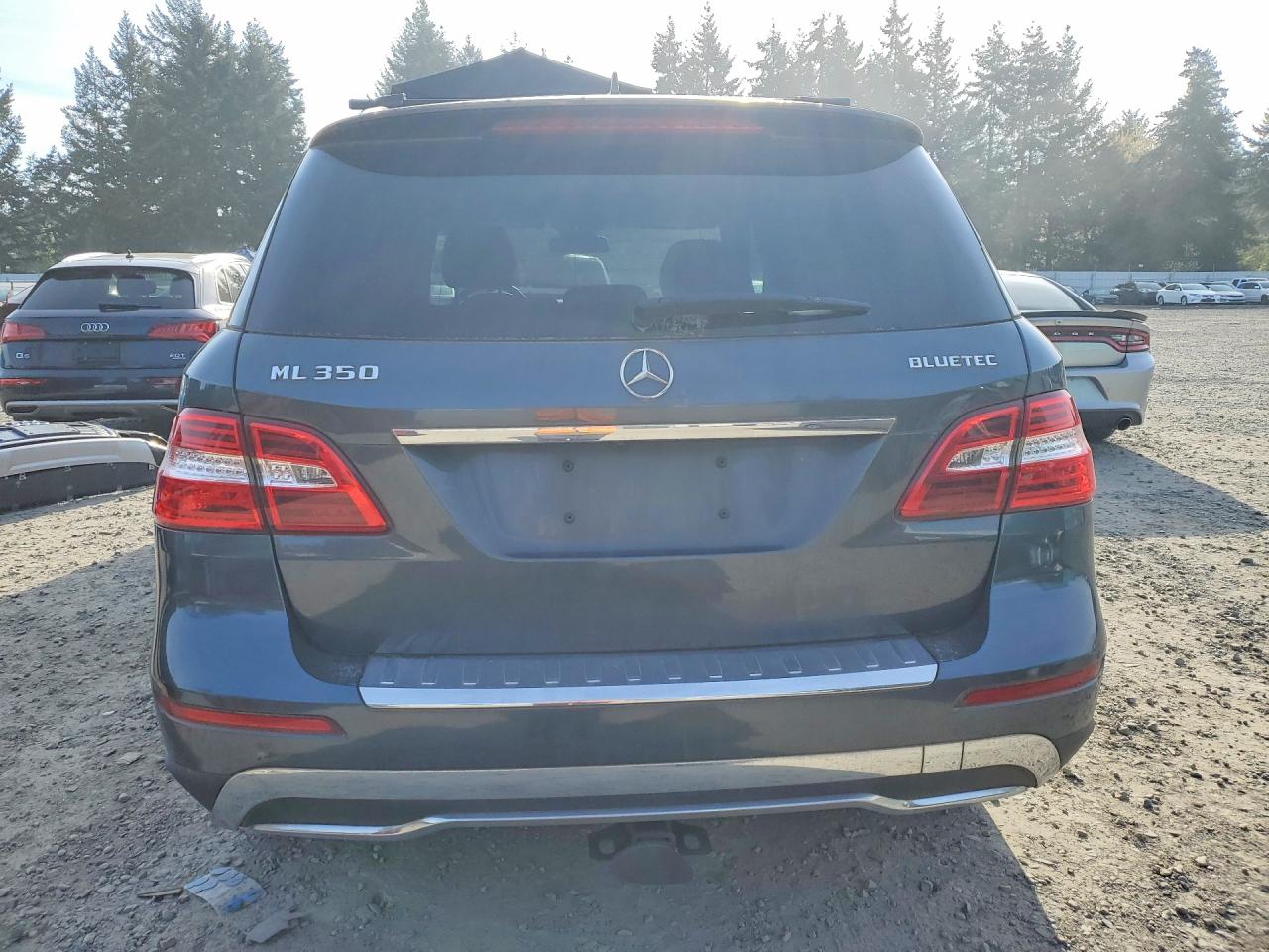 2012 Mercedes-benz Ml 350 Bluetec Gray vin: 4JGDA2EB0CA059709