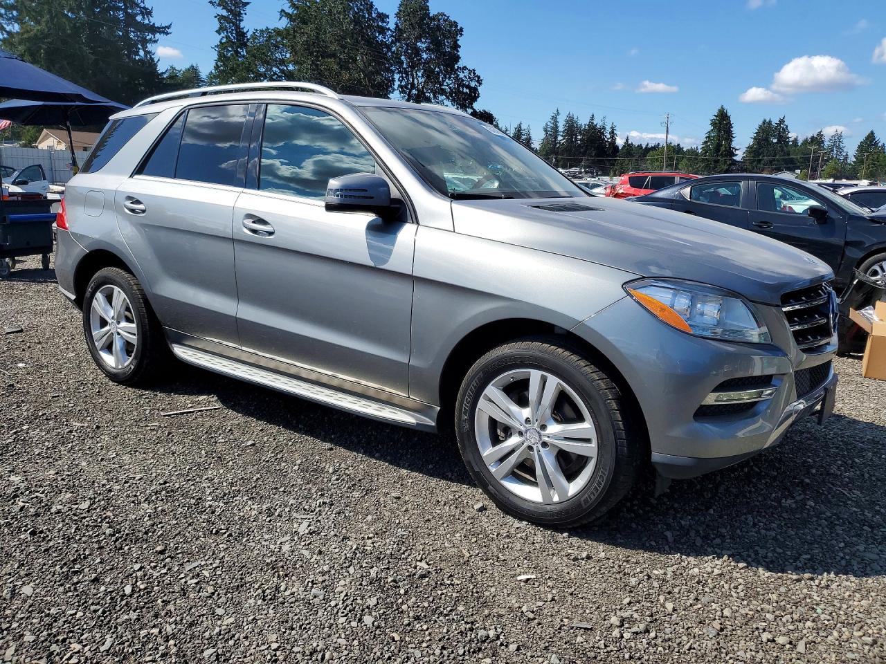 2014 Mercedes-benz Ml 350 Bluetec Gray vin: 4JGDA2EB0EA275367