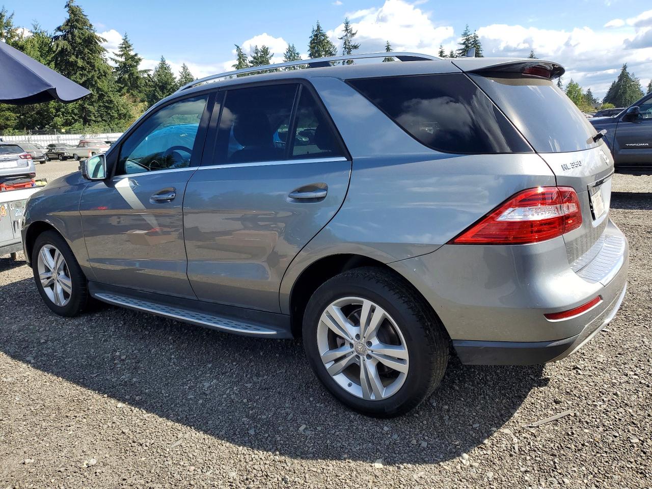 2014 Mercedes-benz Ml 350 Bluetec Gray vin: 4JGDA2EB0EA275367
