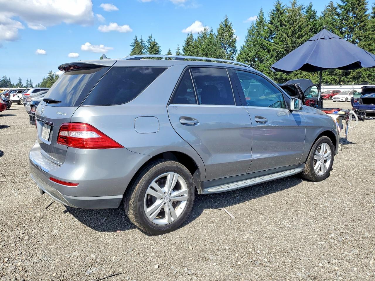 2014 Mercedes-benz Ml 350 Bluetec Gray vin: 4JGDA2EB0EA275367
