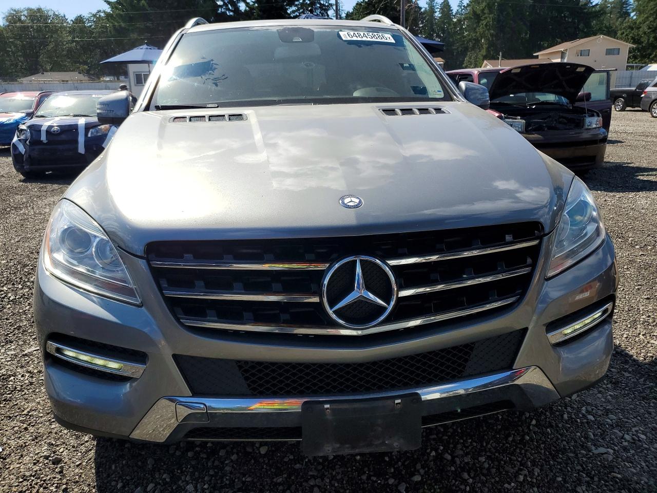 2014 Mercedes-benz Ml 350 Bluetec Gray vin: 4JGDA2EB0EA275367