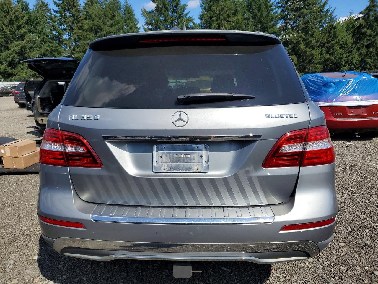 2014 Mercedes-benz Ml 350 Bluetec Gray vin: 4JGDA2EB0EA275367
