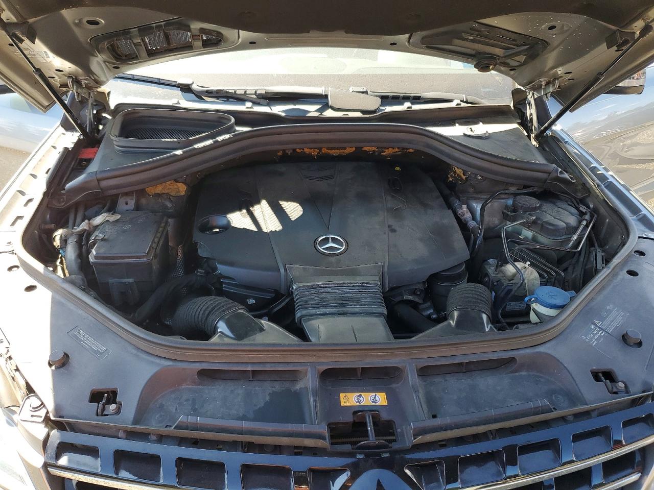 2014 Mercedes-benz Ml 350 Bluetec Gray vin: 4JGDA2EB0EA275367