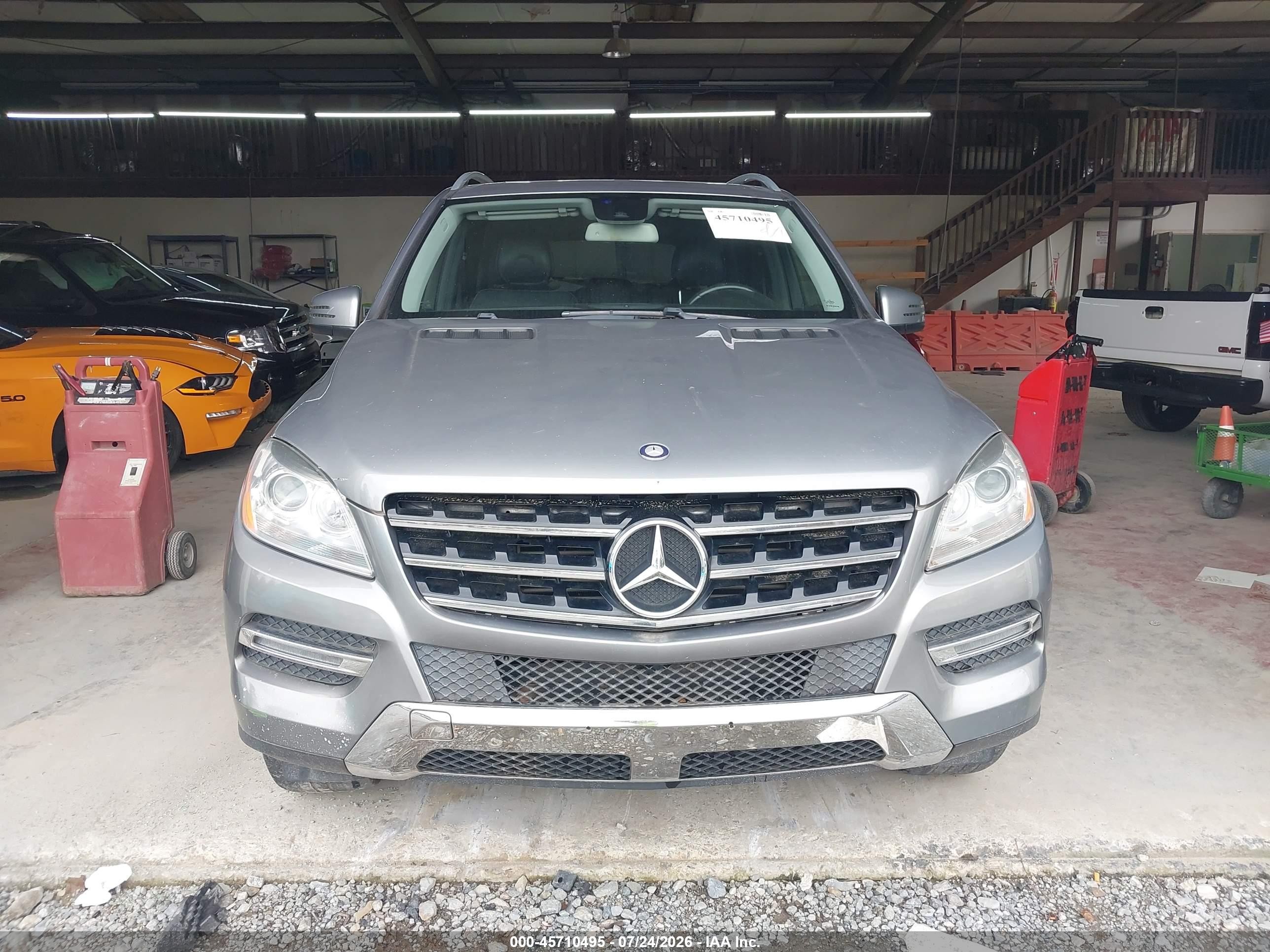 2014 Mercedes-benz Ml 350 Bluetec 4matic Silver vin: 4JGDA2EB0EA373010