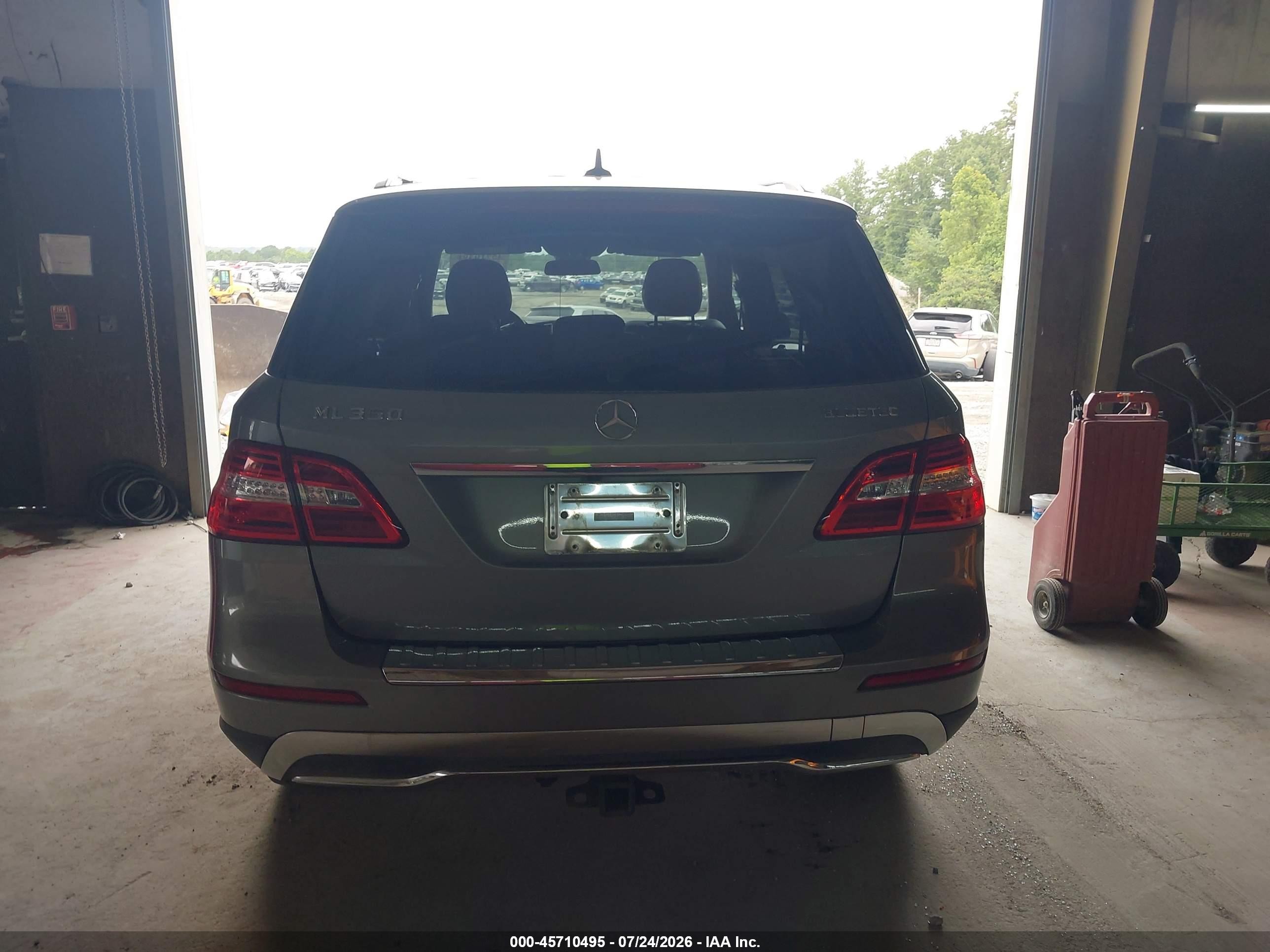 2014 Mercedes-benz Ml 350 Bluetec 4matic Silver vin: 4JGDA2EB0EA373010