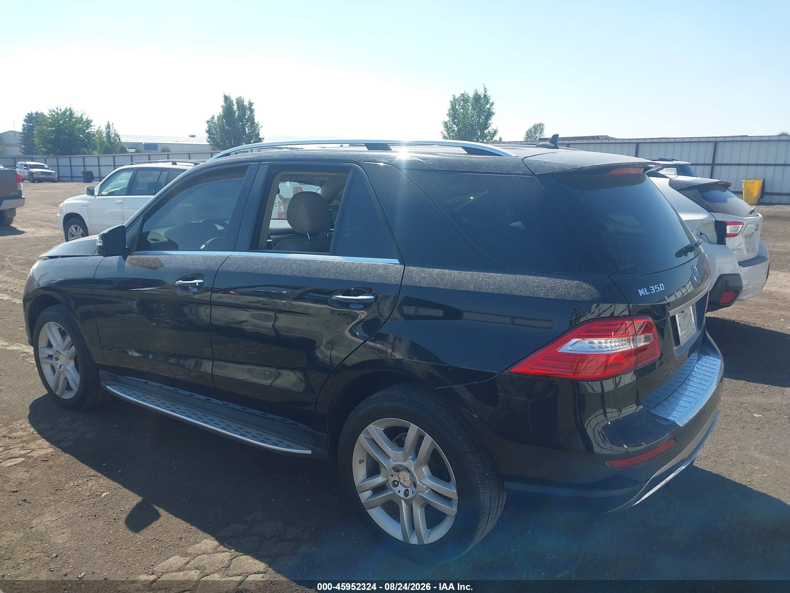 2014 Mercedes-benz Ml 350 Bluetec 4matic Черный vin: 4JGDA2EB0EA417992
