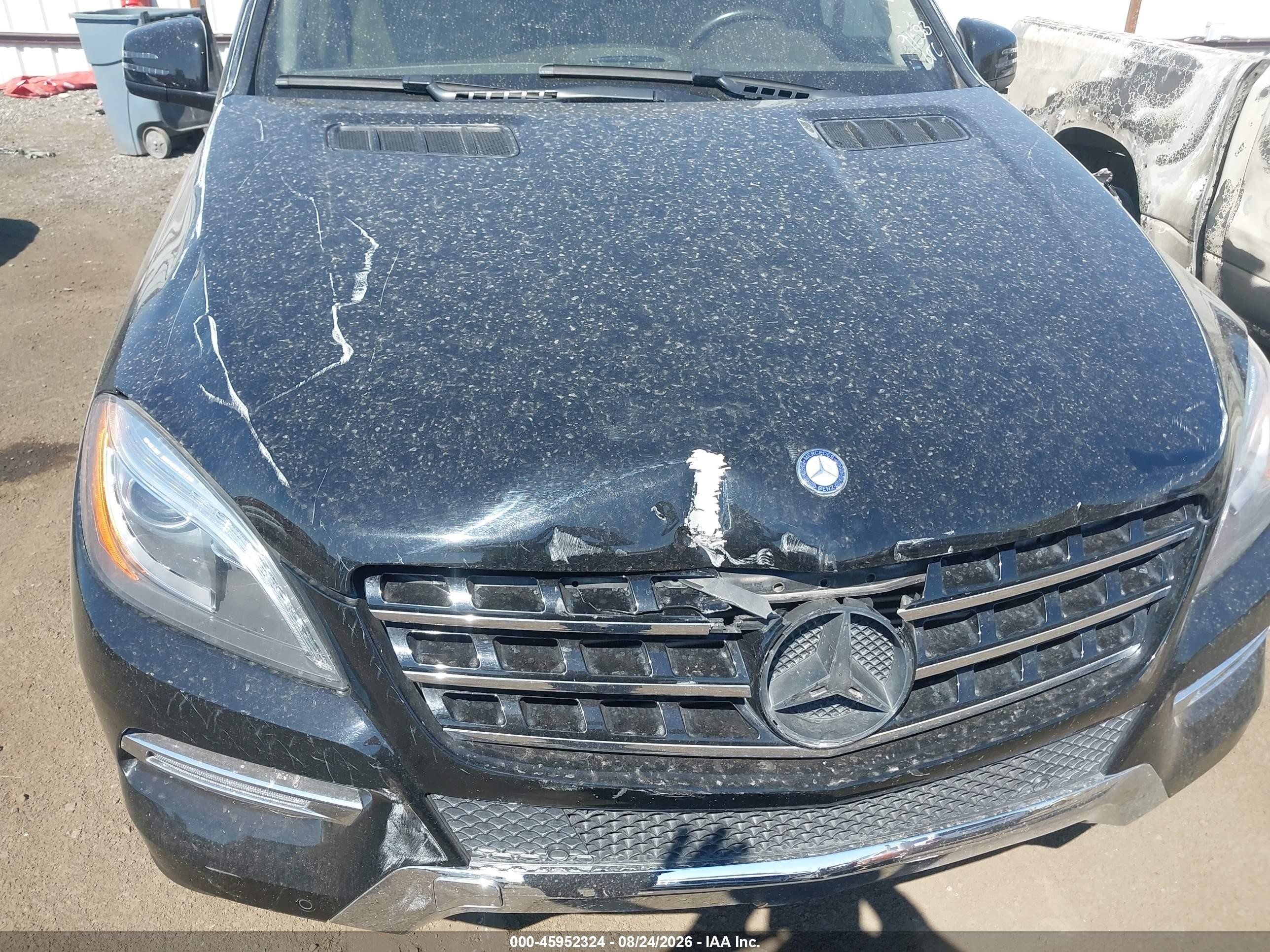 2014 Mercedes-benz Ml 350 Bluetec 4matic Черный vin: 4JGDA2EB0EA417992