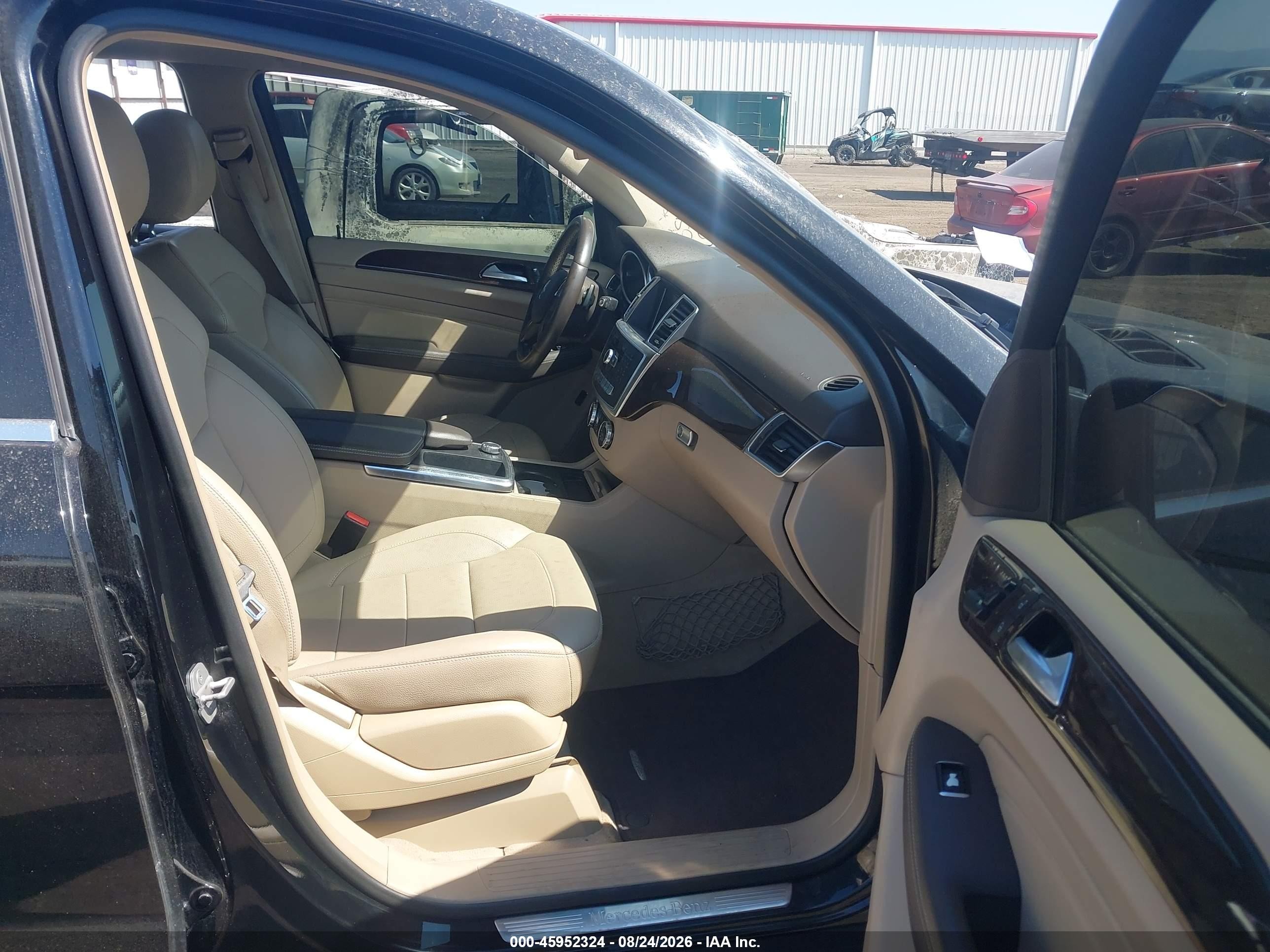 2014 Mercedes-benz Ml 350 Bluetec 4matic Черный vin: 4JGDA2EB0EA417992