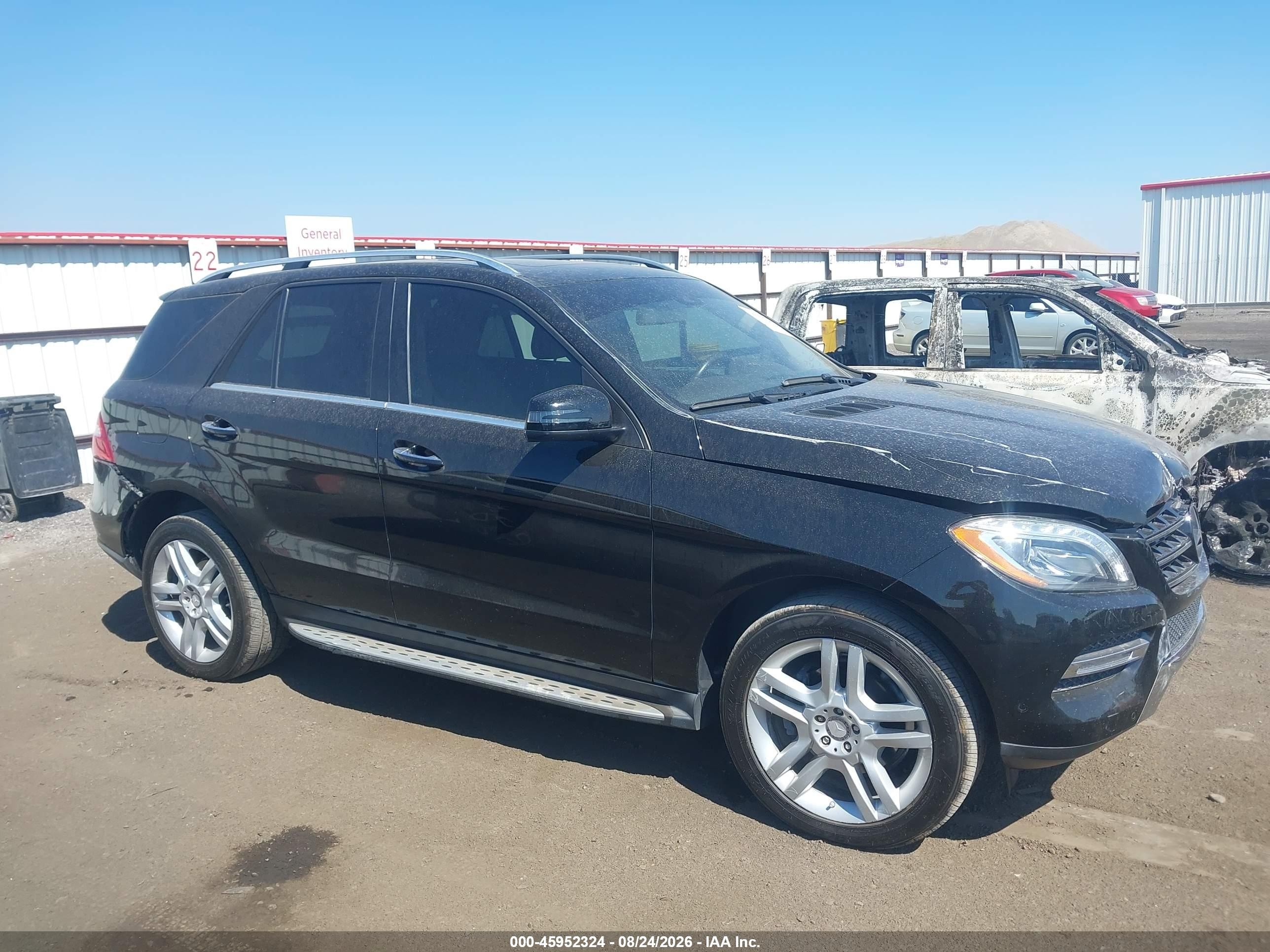 2014 Mercedes-benz Ml 350 Bluetec 4matic Черный vin: 4JGDA2EB0EA417992
