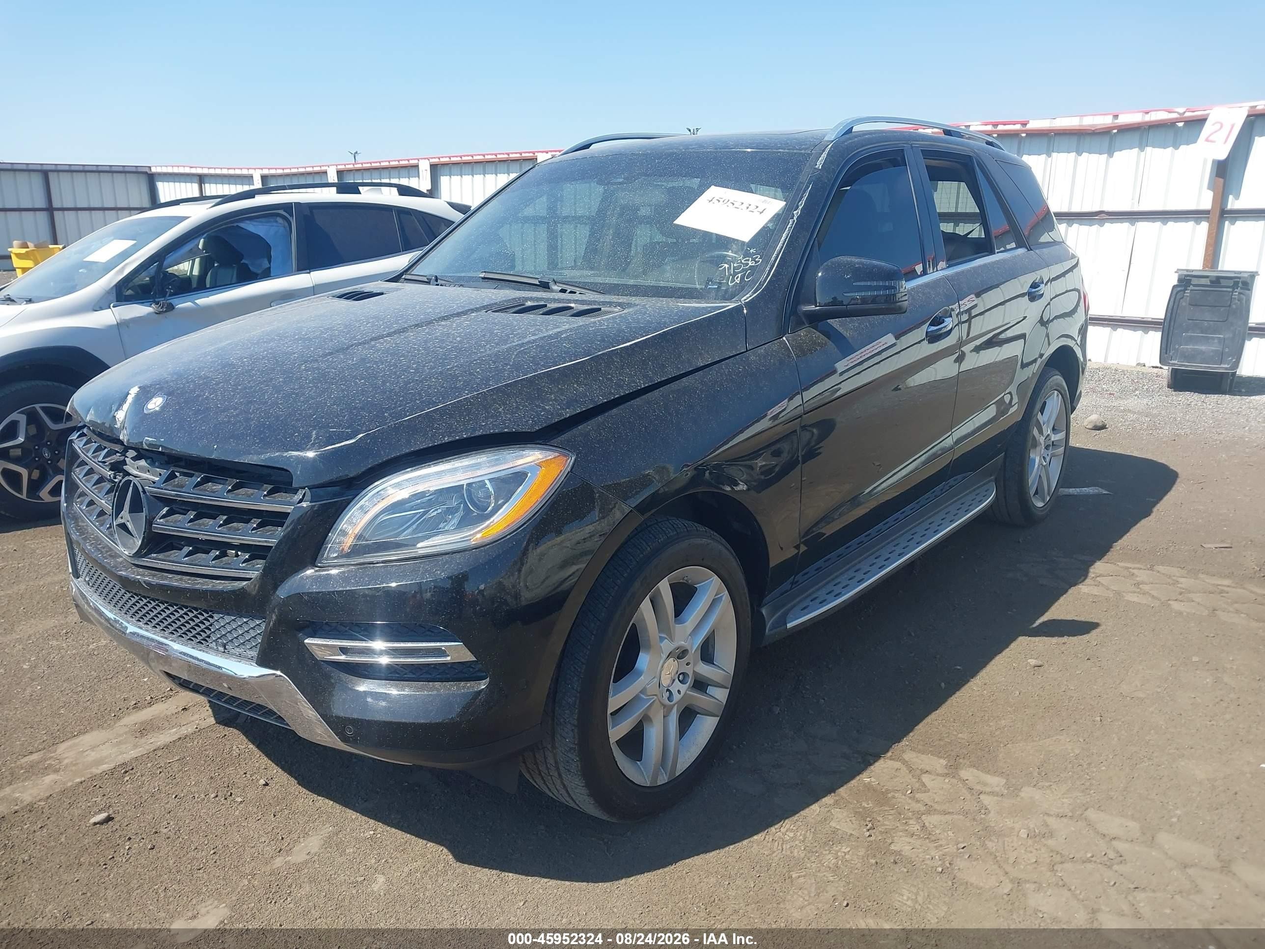 2014 Mercedes-benz Ml 350 Bluetec 4matic Черный vin: 4JGDA2EB0EA417992