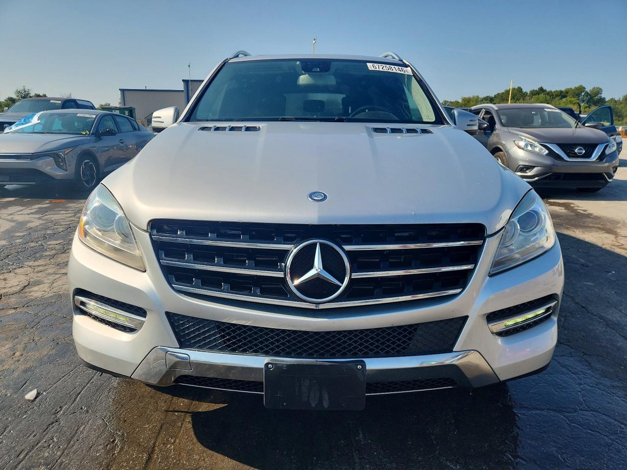 2014 Mercedes-benz Ml 350 Bluetec Silver vin: 4JGDA2EB0EA427647