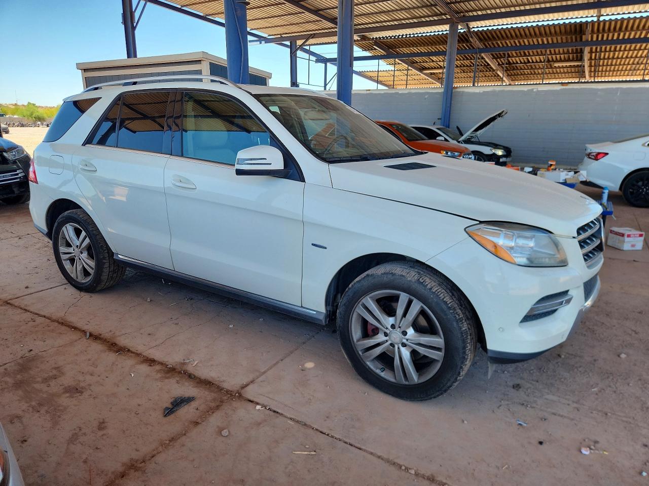 2012 Mercedes-benz Ml 350 Bluetec White vin: 4JGDA2EB1CA080973