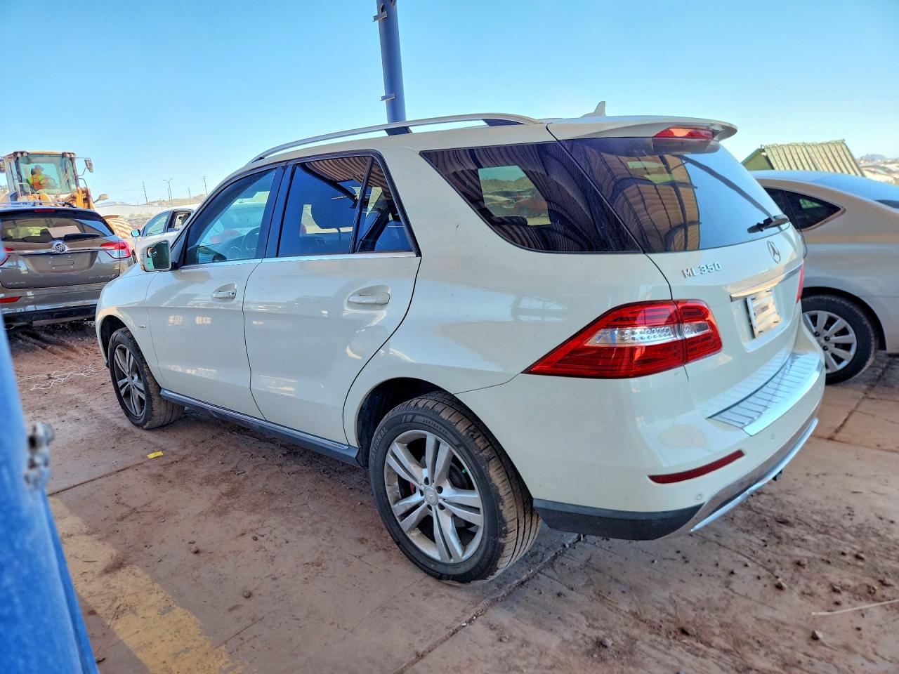 2012 Mercedes-benz Ml 350 Bluetec White vin: 4JGDA2EB1CA080973