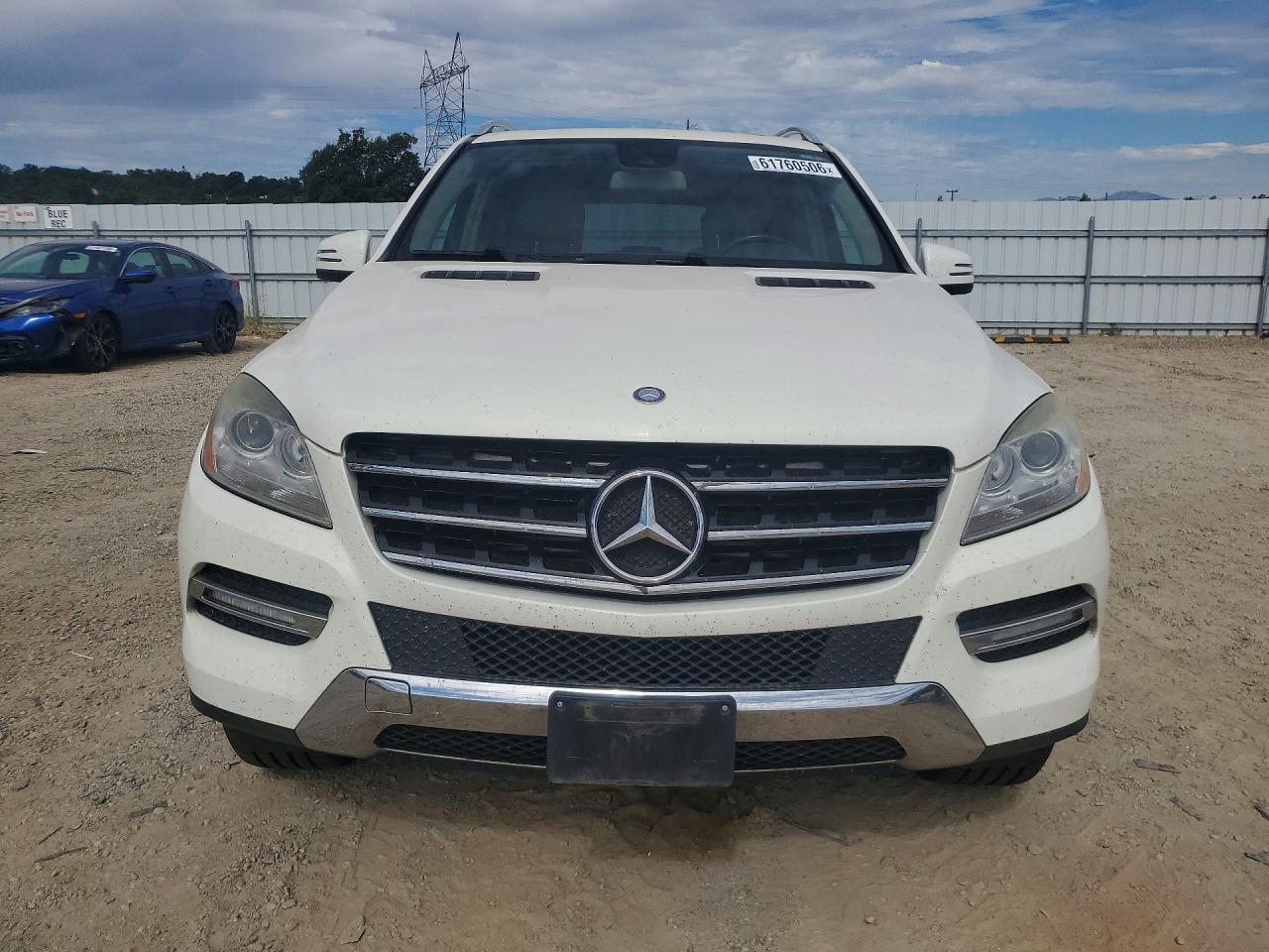 2012 Mercedes-benz Ml 350 Bluetec White vin: 4JGDA2EB1CA083906