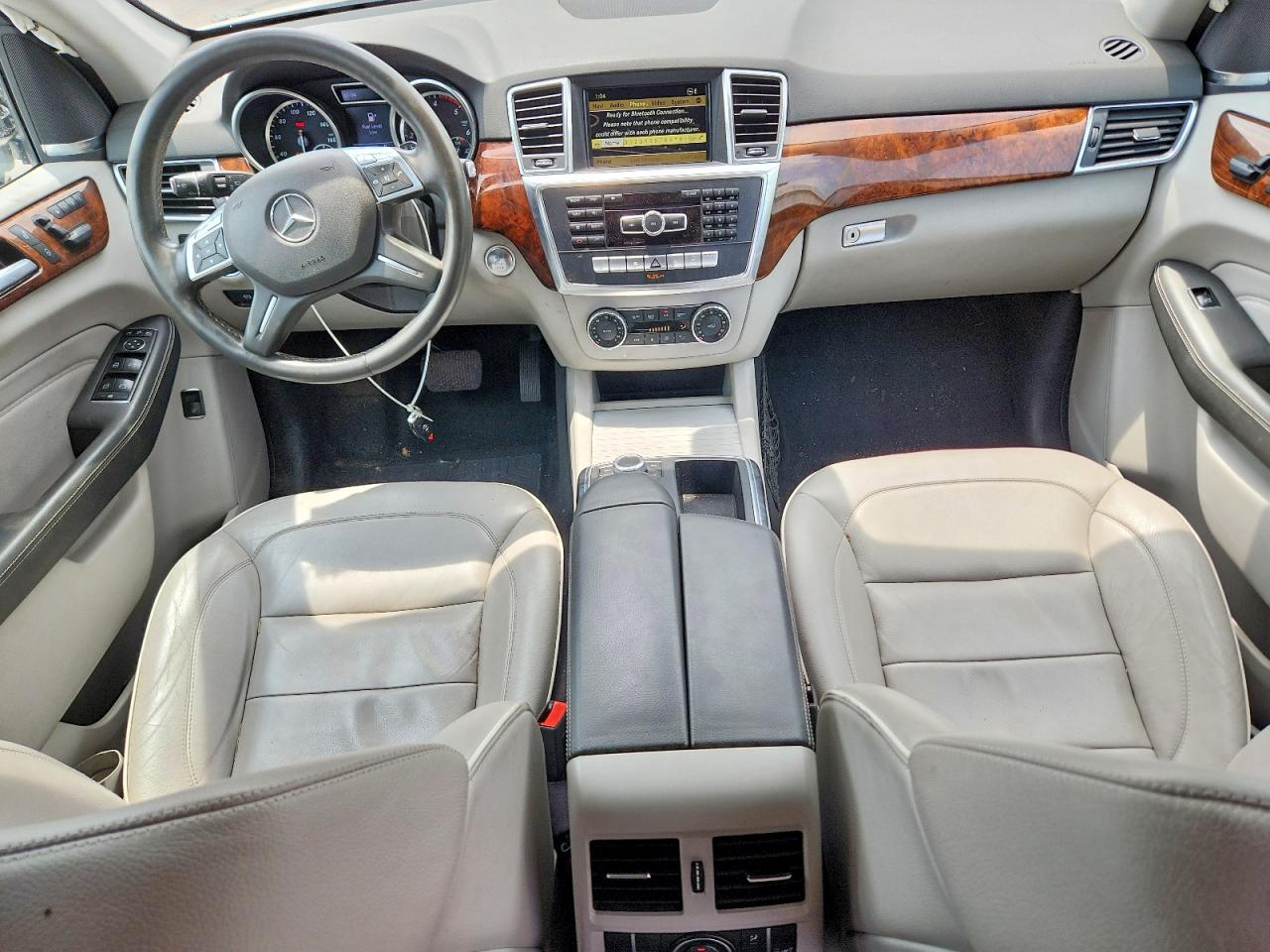 2012 Mercedes-benz Ml 350 Bluetec White vin: 4JGDA2EB1CA086188