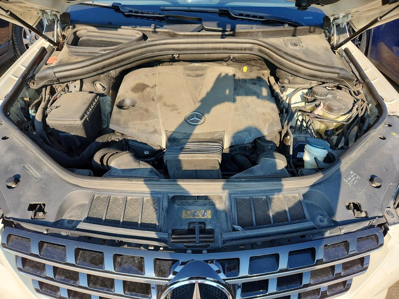 2013 Mercedes-benz Ml 350 Bluetec White vin: 4JGDA2EB1DA142065