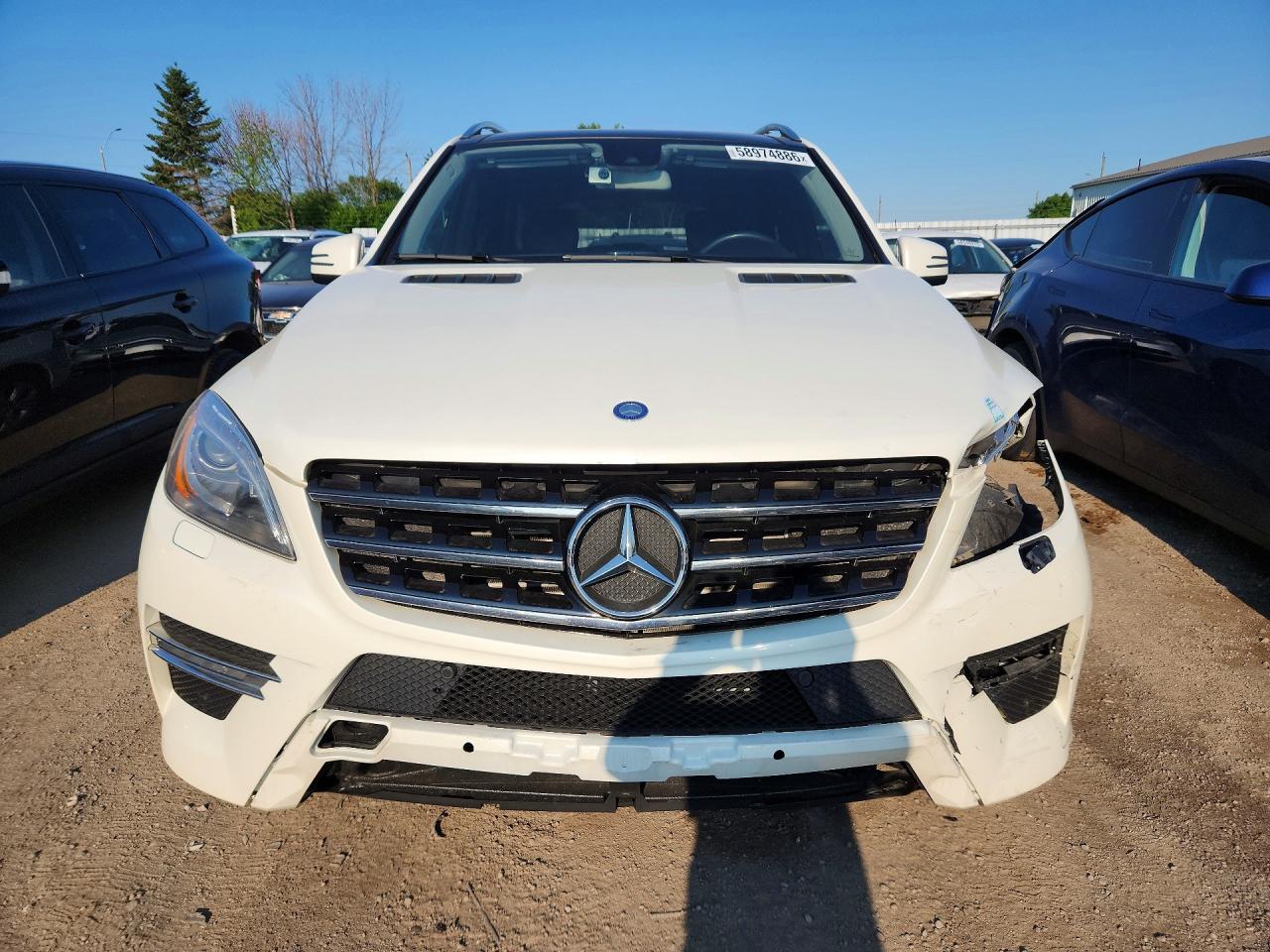 2013 Mercedes-benz Ml 350 Bluetec White vin: 4JGDA2EB1DA142065