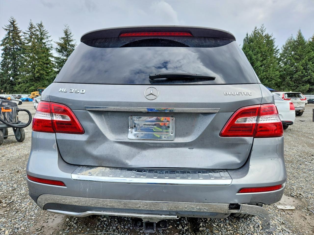 2013 Mercedes-benz Ml 350 Bluetec Серый vin: 4JGDA2EB1DA255854